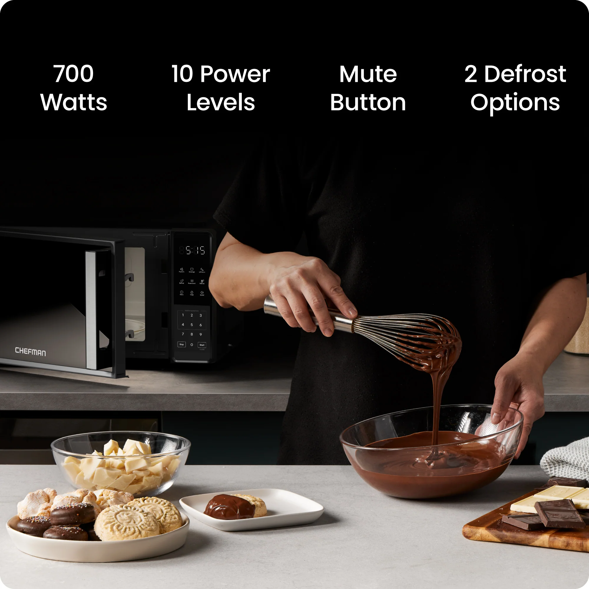 0.7 Cu. Ft. Countertop Digital Microwave Oven - Image 2