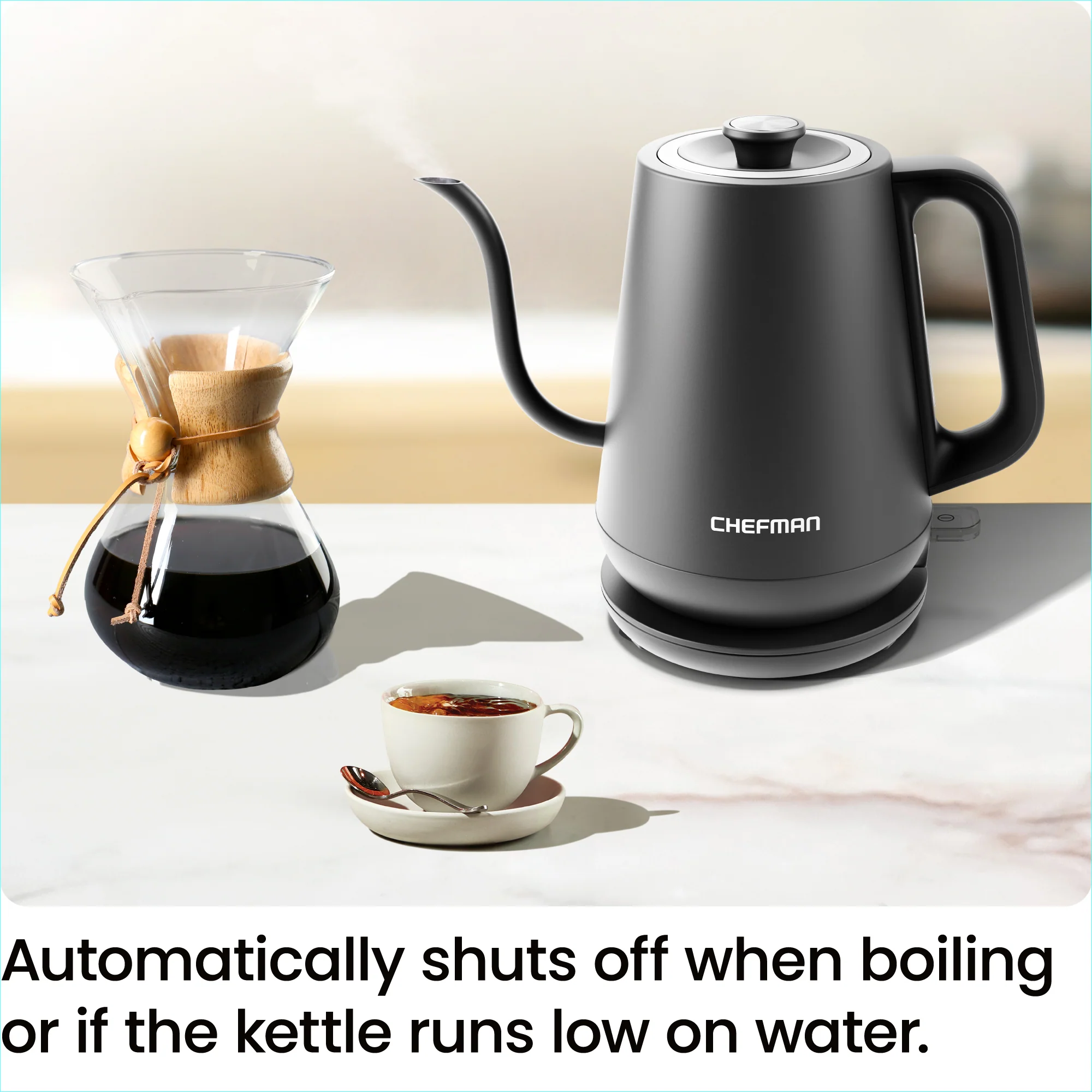 0.8L Electric Gooseneck Kettle - Image 7