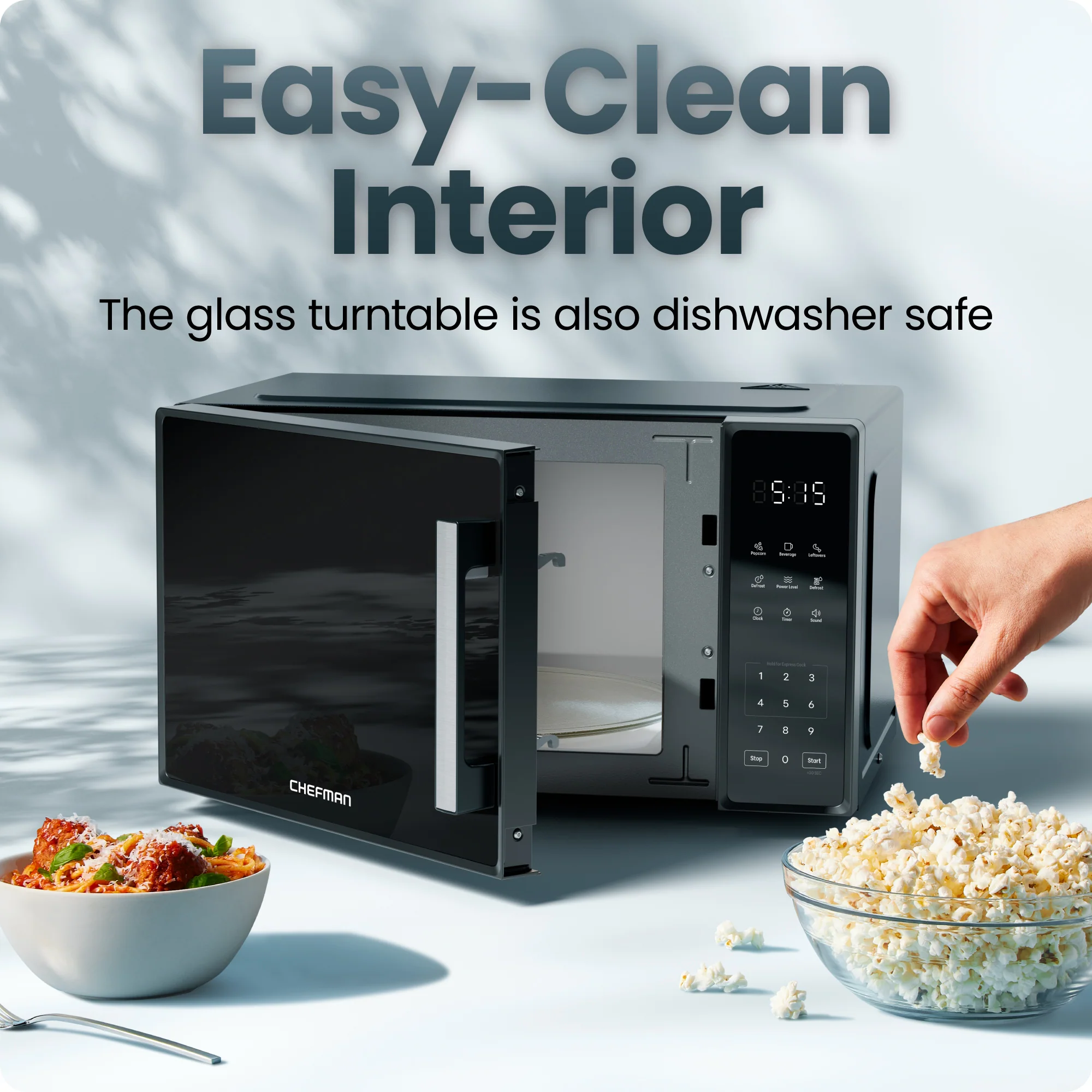 1.1 Cu. Ft. Countertop Digital Microwave Oven - Image 6