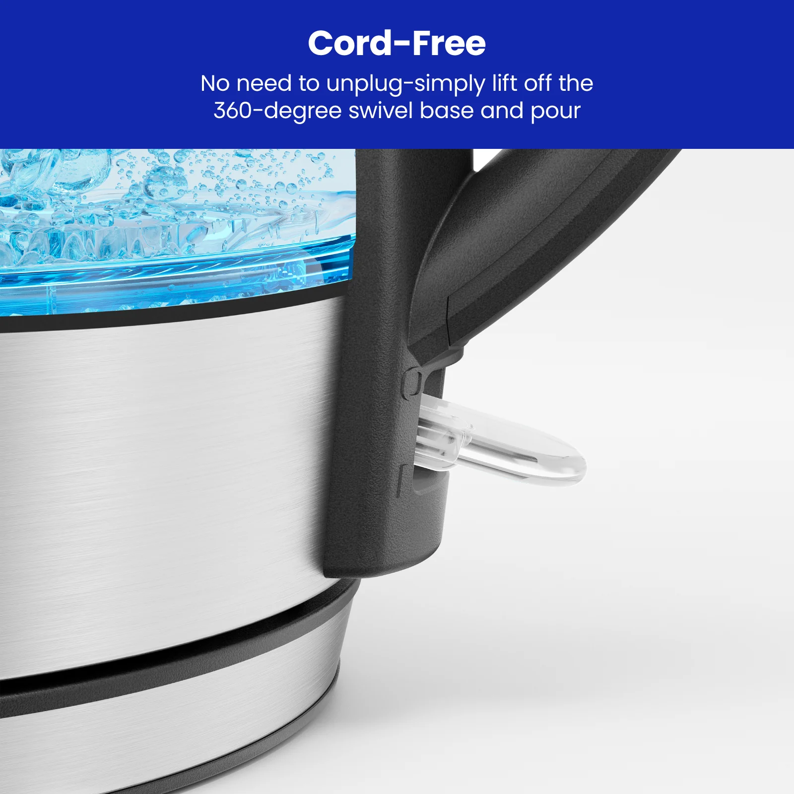 1.2L Electric Tea Kettle with Removable Lid - Image 6