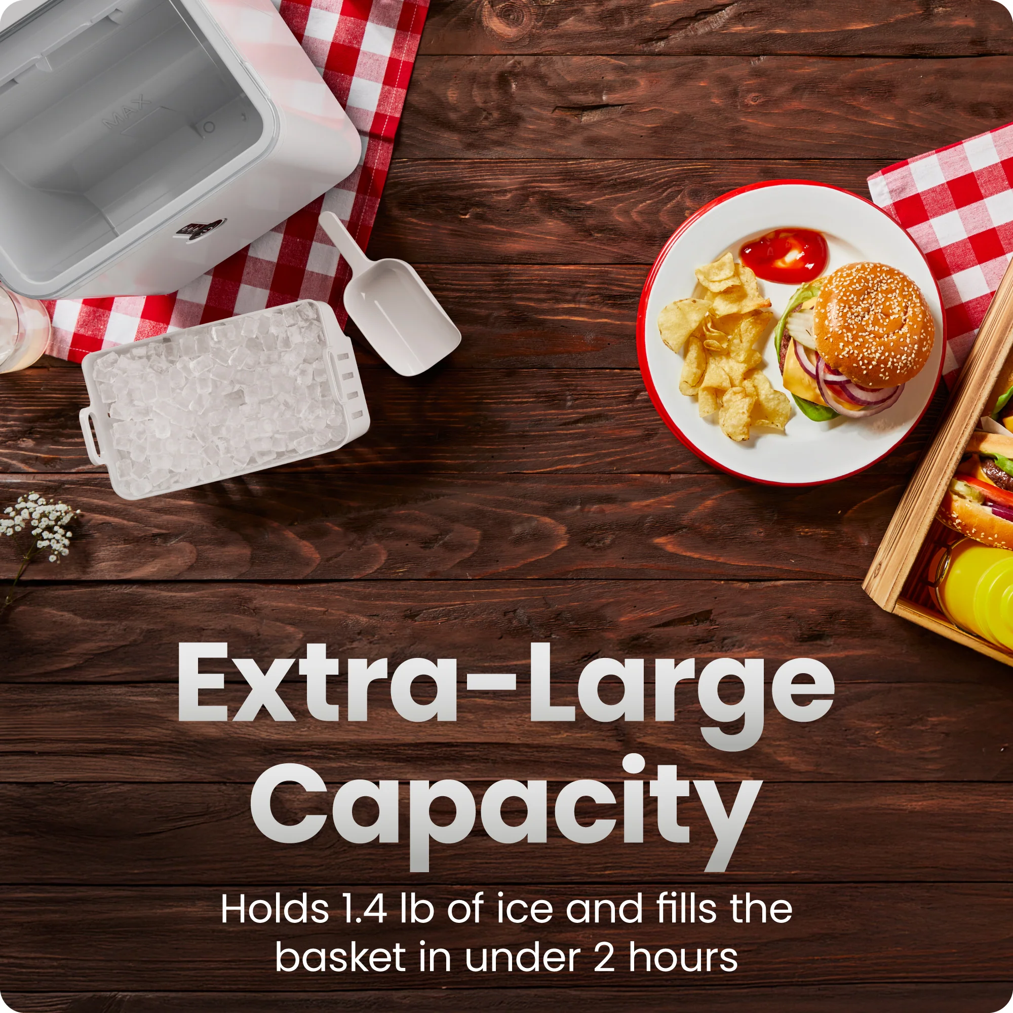 1.5 lb Compact Nugget Ice Machine - Image 5