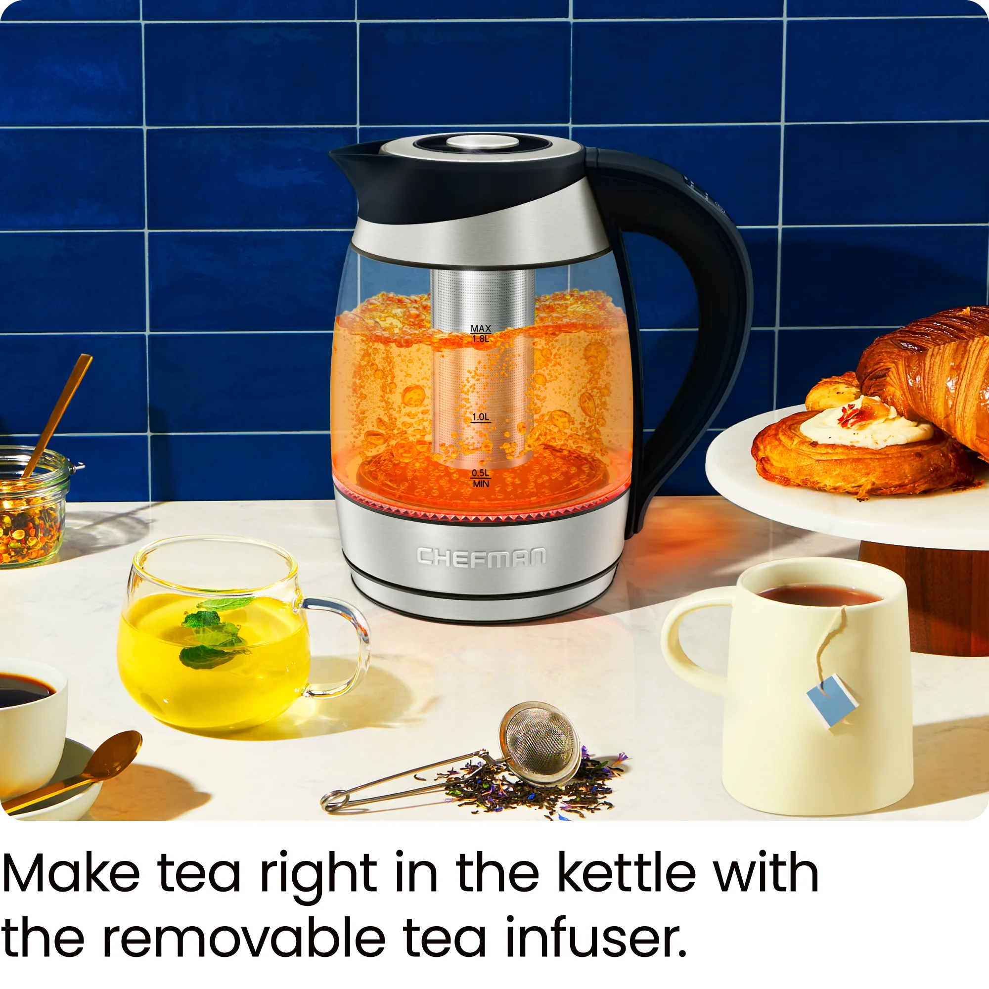 1.8-Liter Cordless Glass Electric Kettle - Image 4