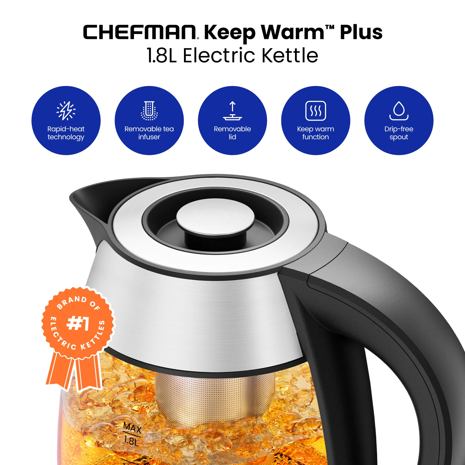 1.8L Keep Warm Electric Tea Kettle - Image 4