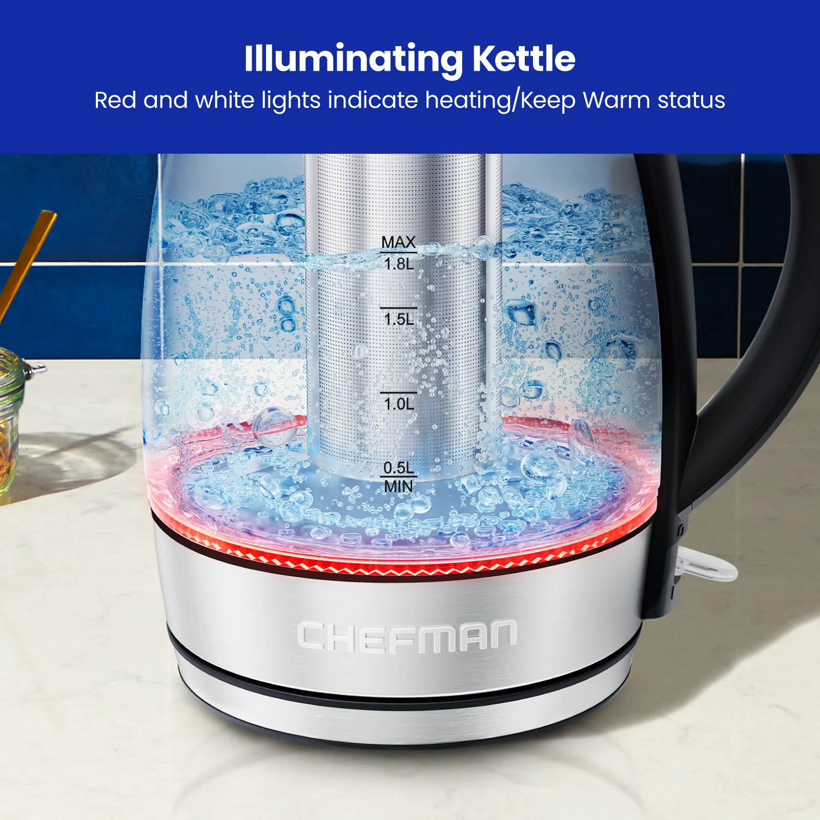 1.8L Keep Warm Electric Tea Kettle - Image 6