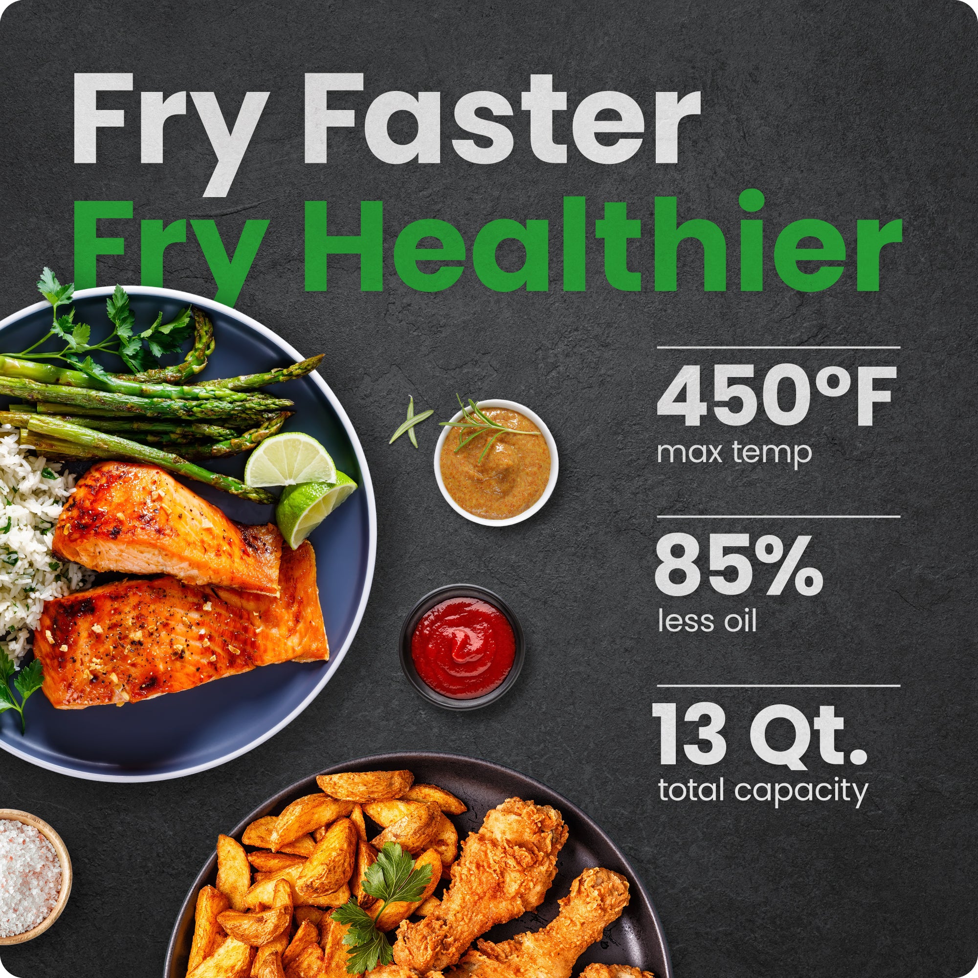 13-Quart Multifunctional Air Fryer+ - Image 2