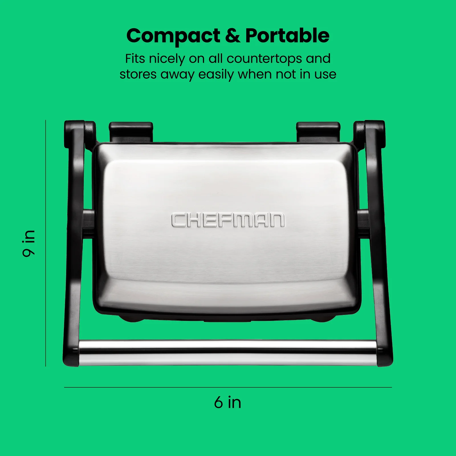 Multifunctional 180° Grill + Panini Press (2-Slice) - Image 7