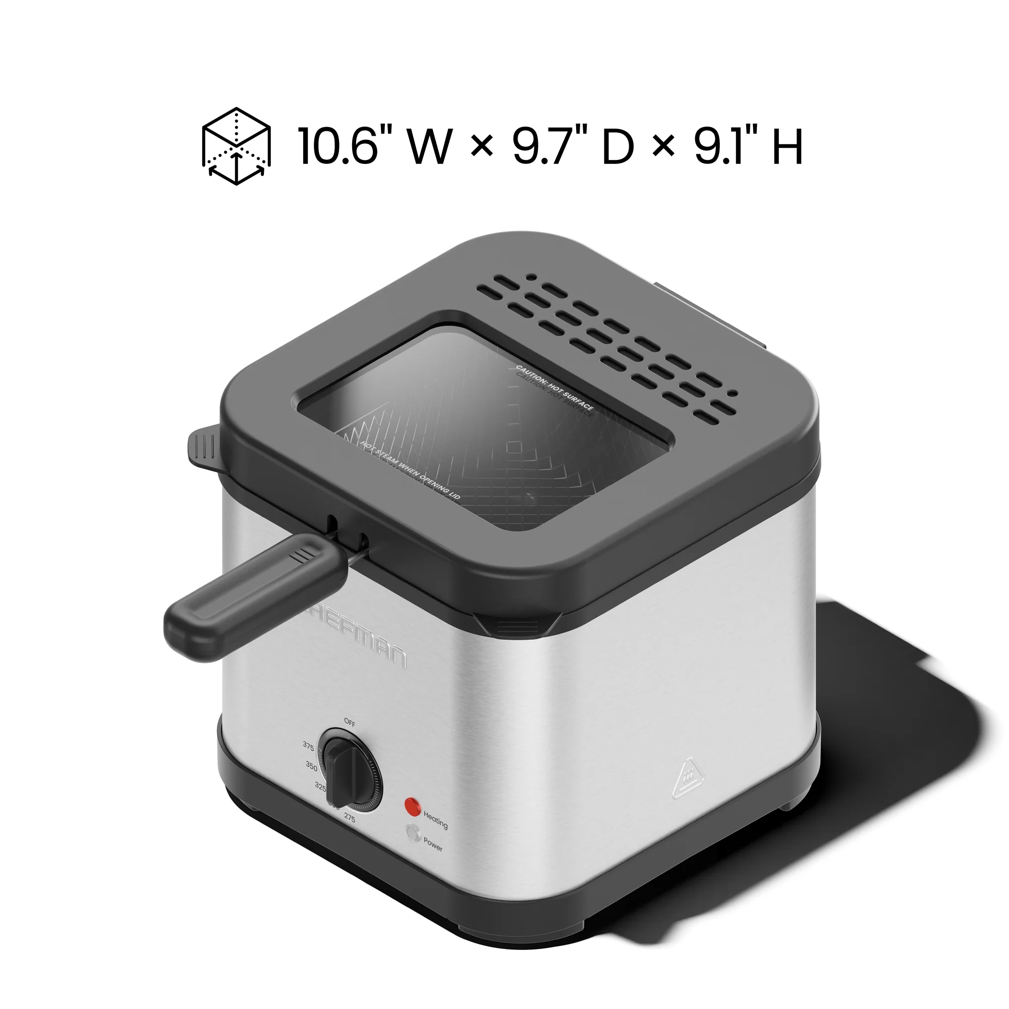 2.5 Quart Stainless Steel Deep Fryer - Image 7
