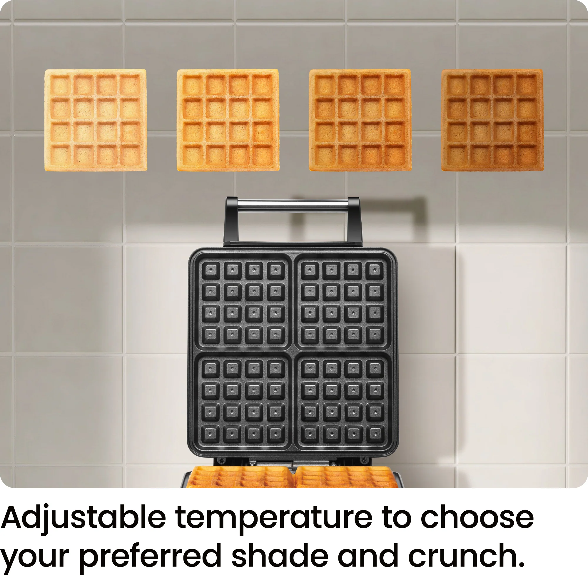 4-Slice Waffle Maker - Image 3