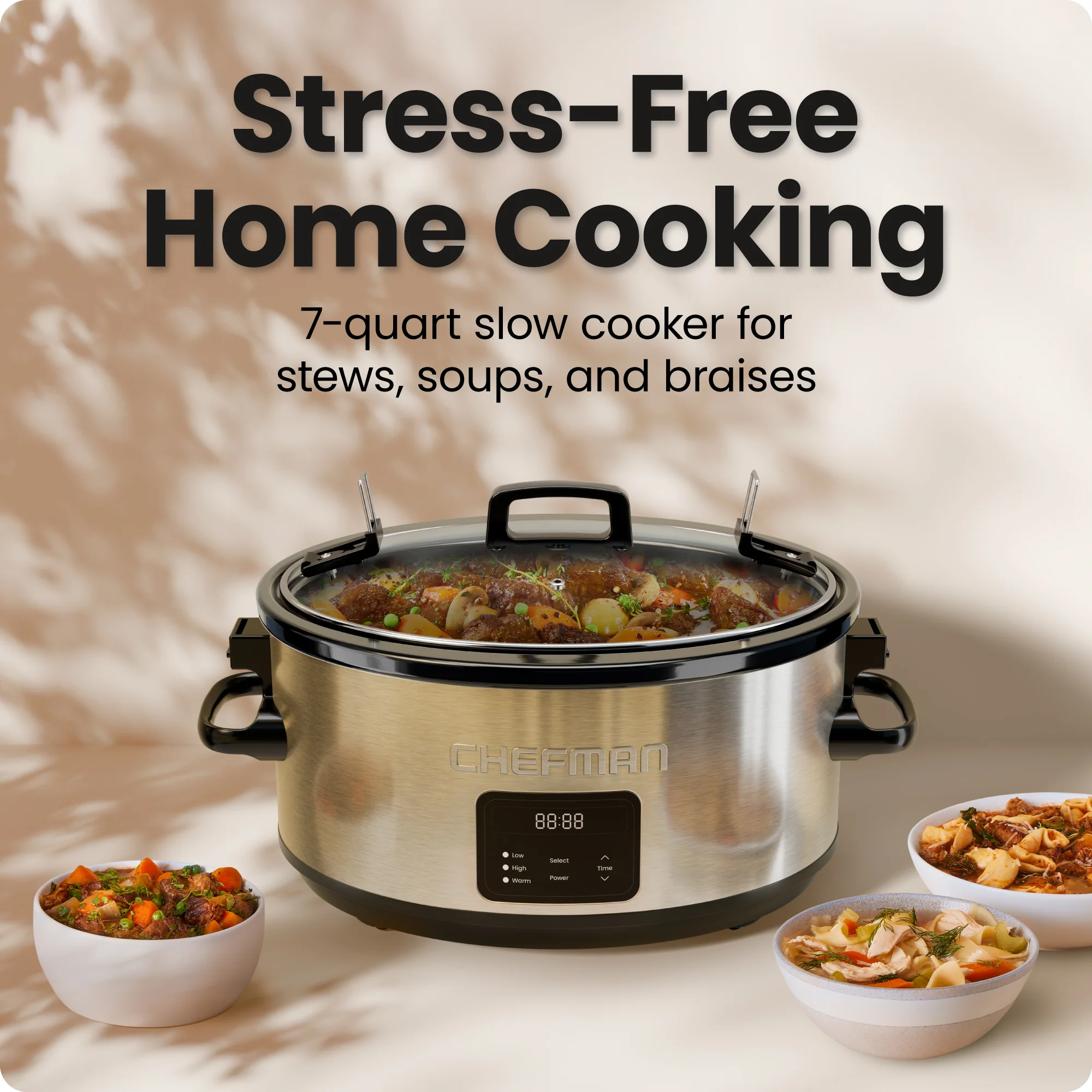 7 Qt. Slow Cooker with Locking Lid - Image 2