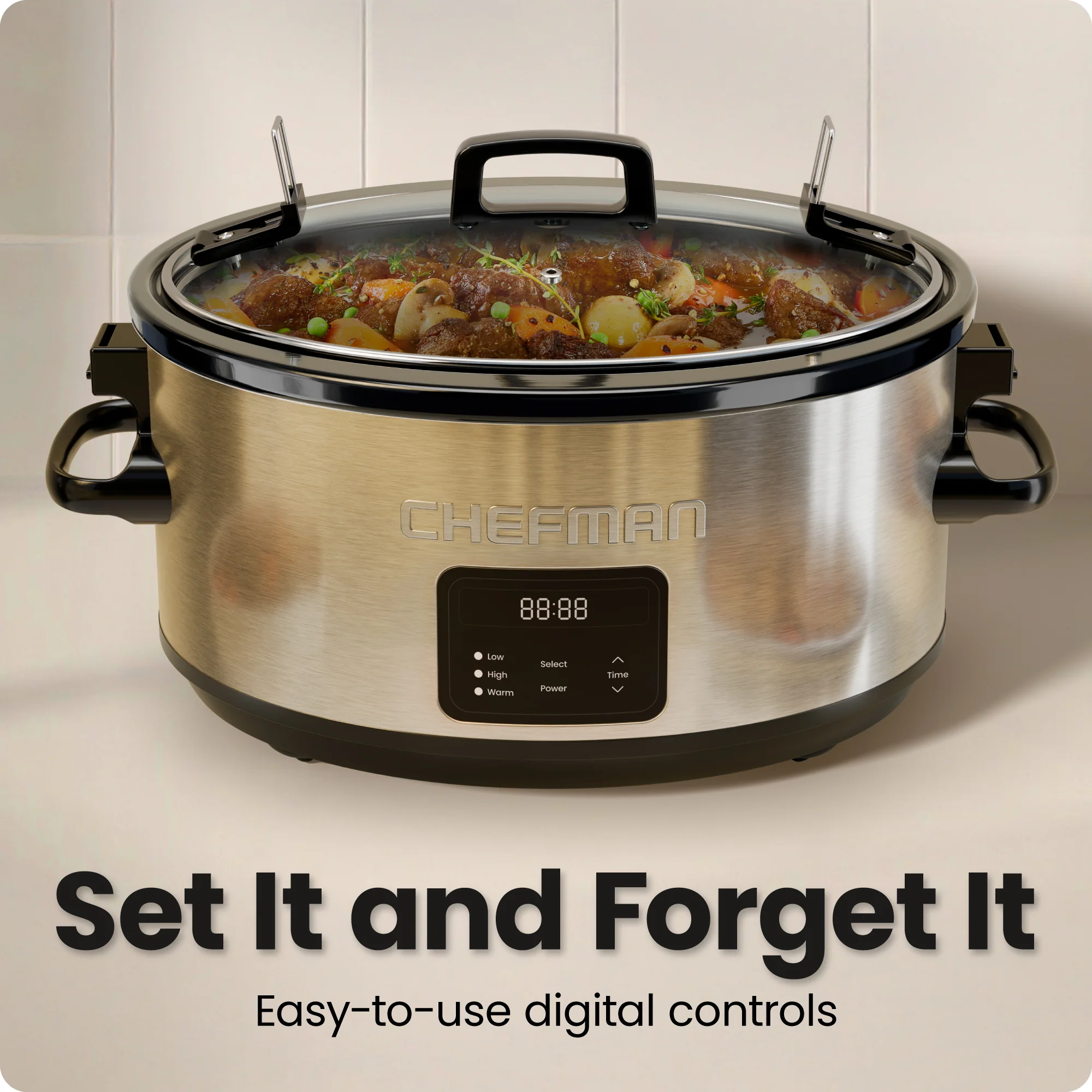 7 Qt. Slow Cooker with Locking Lid - Image 3