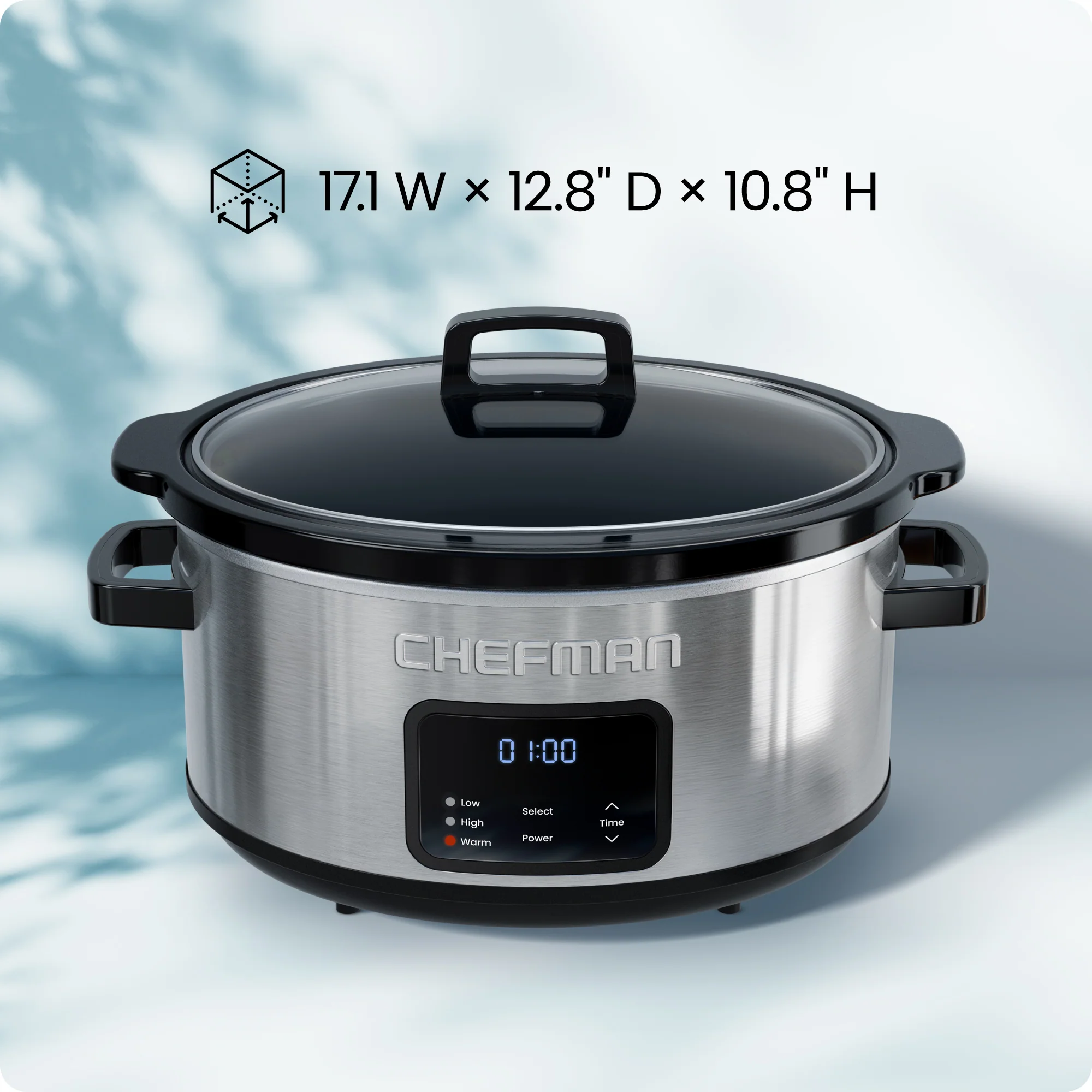 7 Quart Digital Stainless Steel Slow Cooker - Image 9