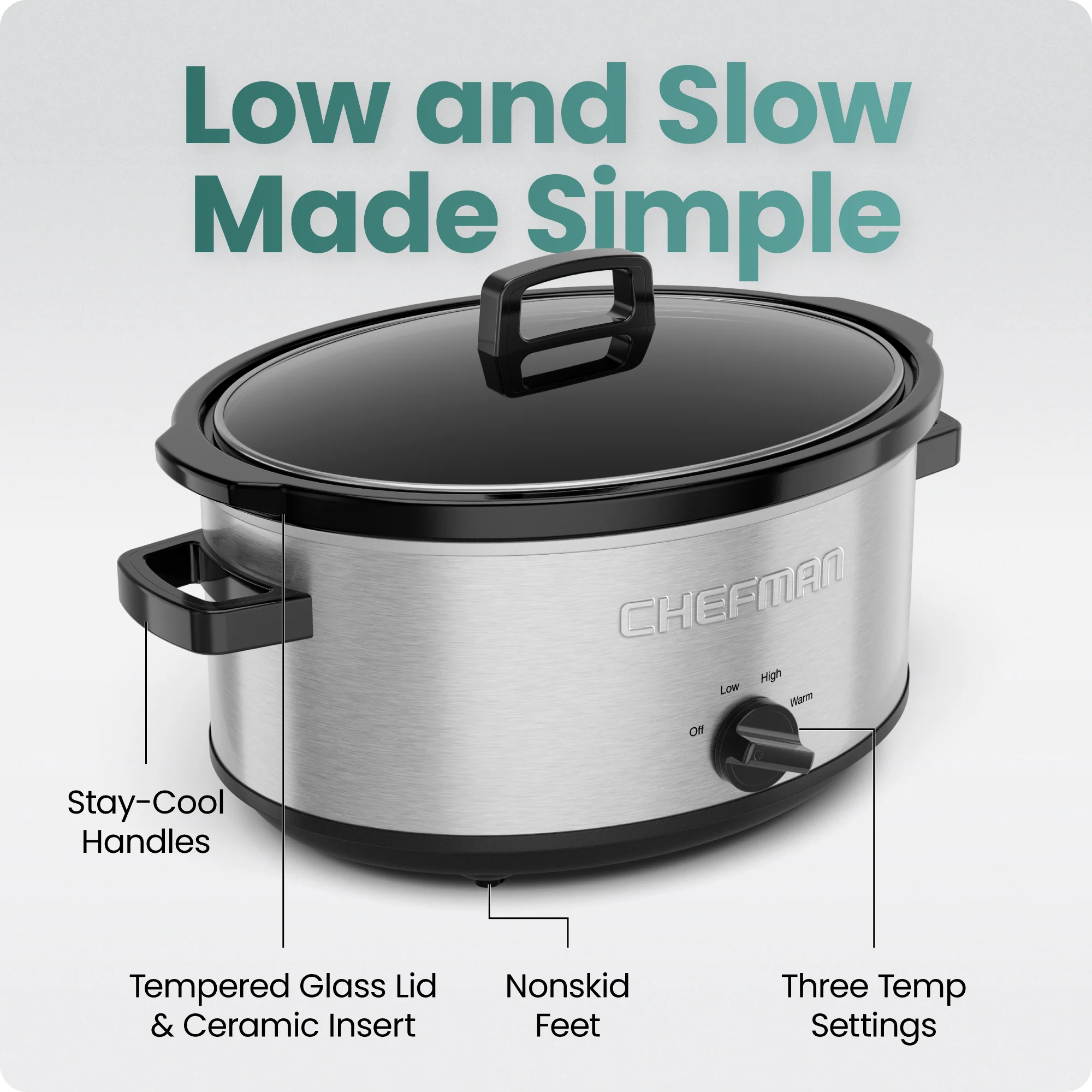 7-Quart Stainless Steel Slow Cooker - Image 6