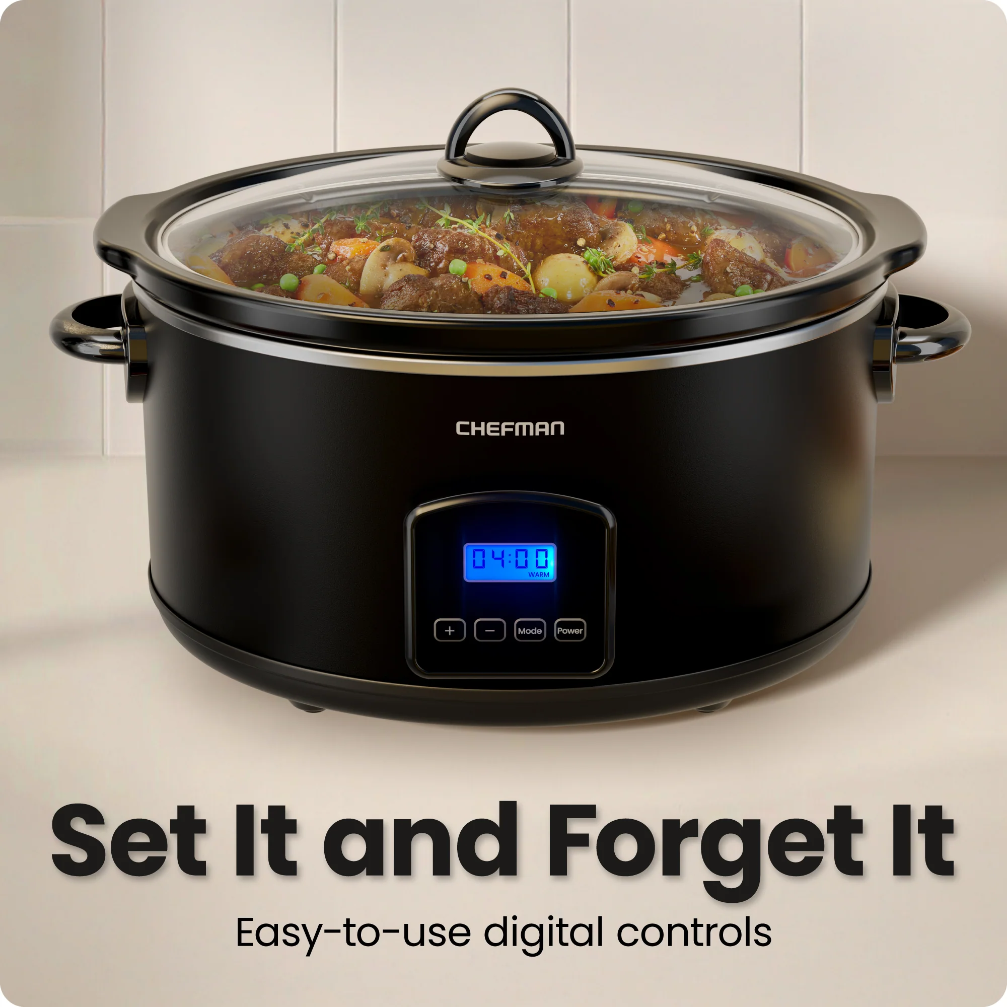 8 Qt. Digital Slow Cooker - Image 3