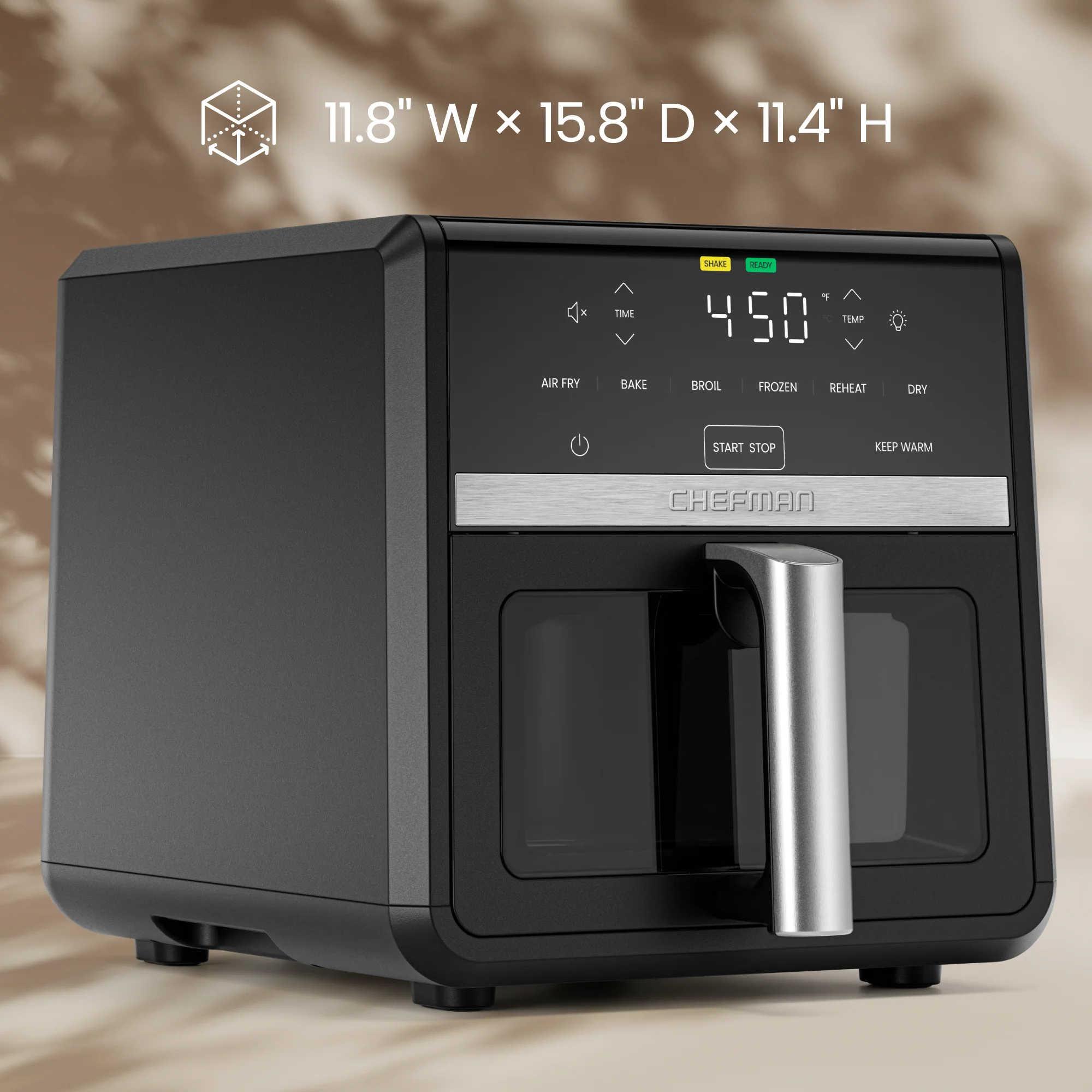 9 Qt. TurboFry 7-in-1 Air Fryer with Powerful DC Motor - Image 10