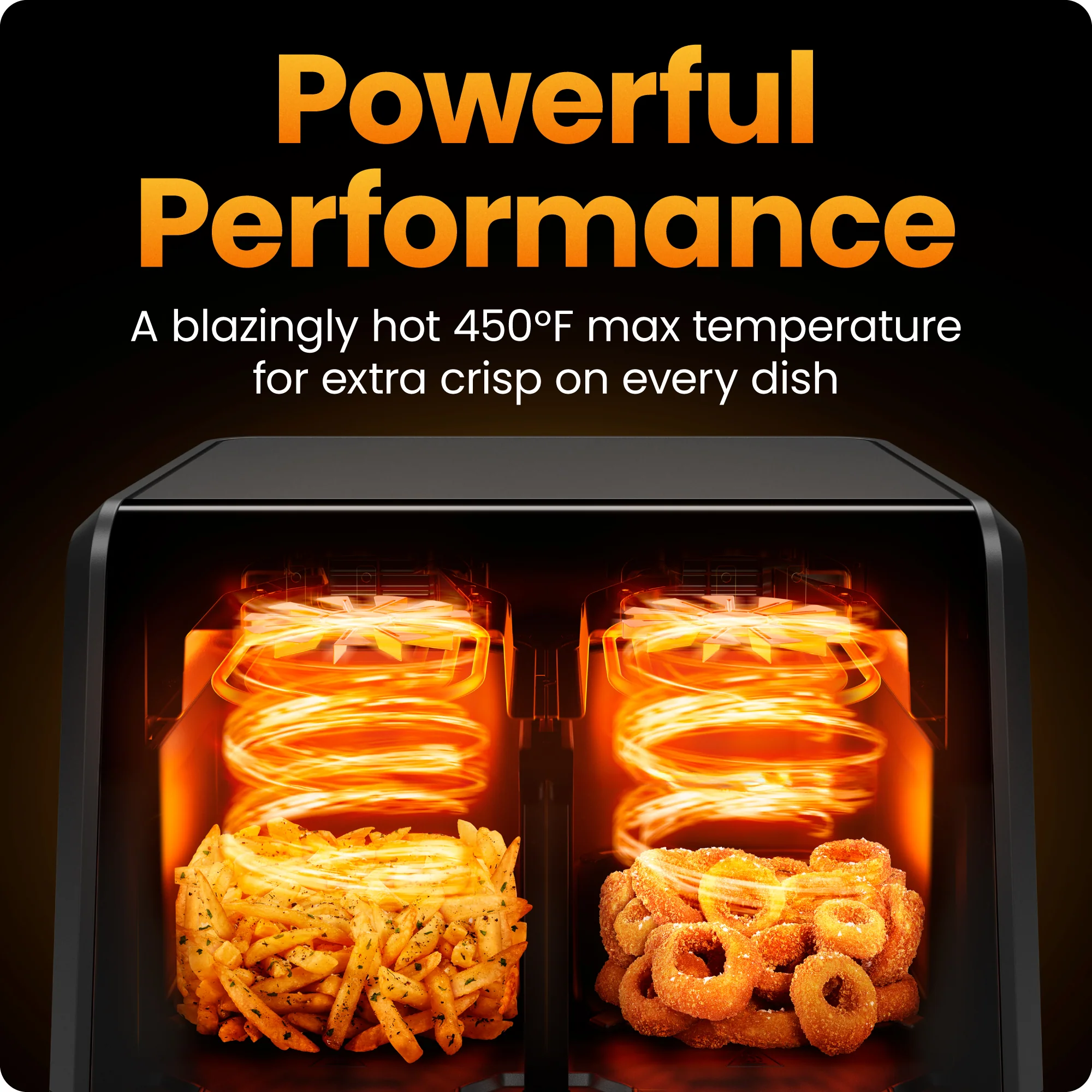 9 Qt. TurboFry Dual Basket Air Fryer - Image 6