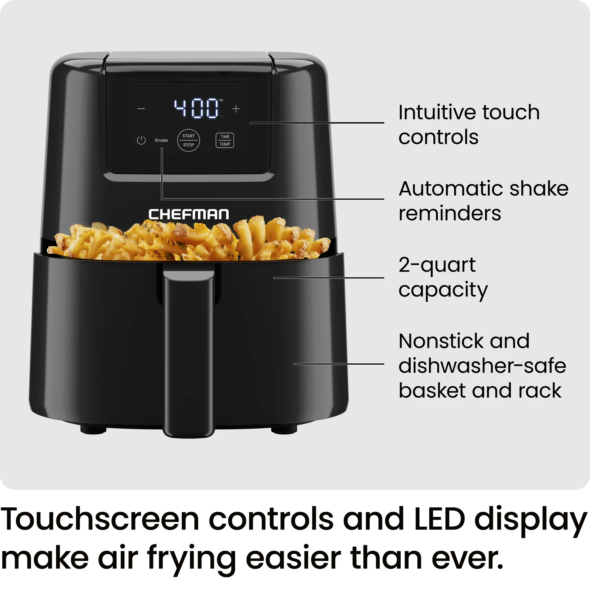 Compact 2-Quart Air Fryer - Image 3