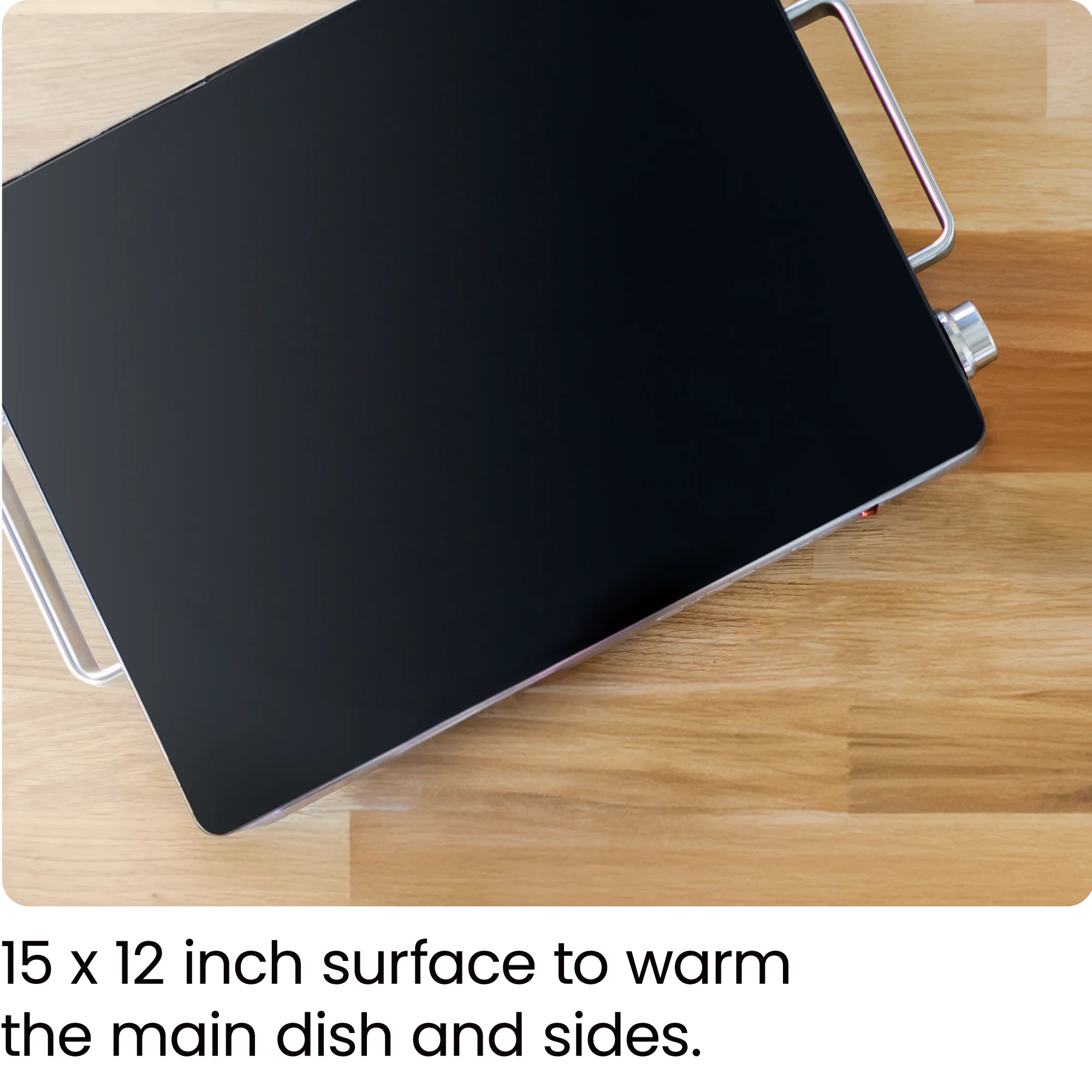 Compact Glasstop Warming Tray - Image 3
