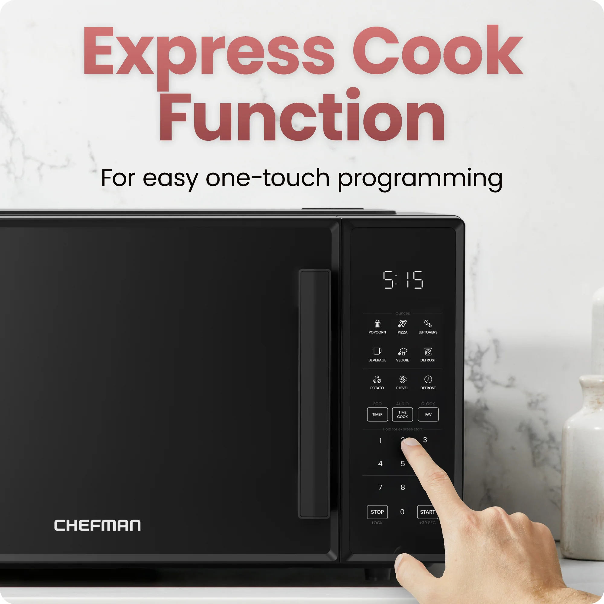 Countertop 0.9 Cu. Ft. Digital Microwave Oven - Image 5