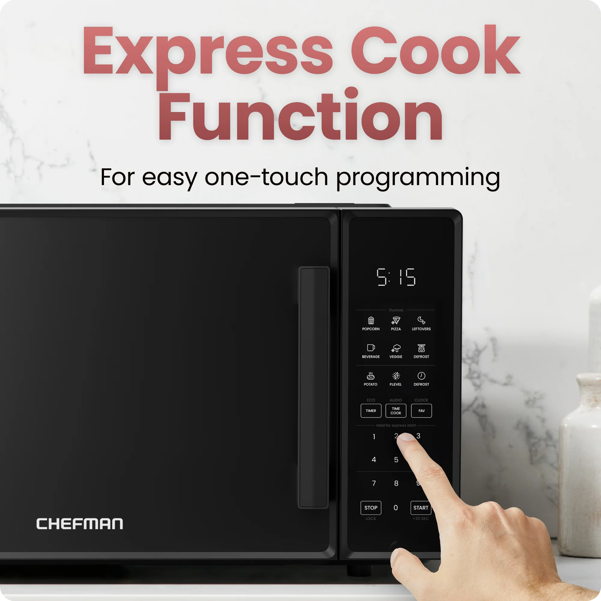 Countertop 1.1 Cu. Ft. Digital Microwave Oven - Image 5