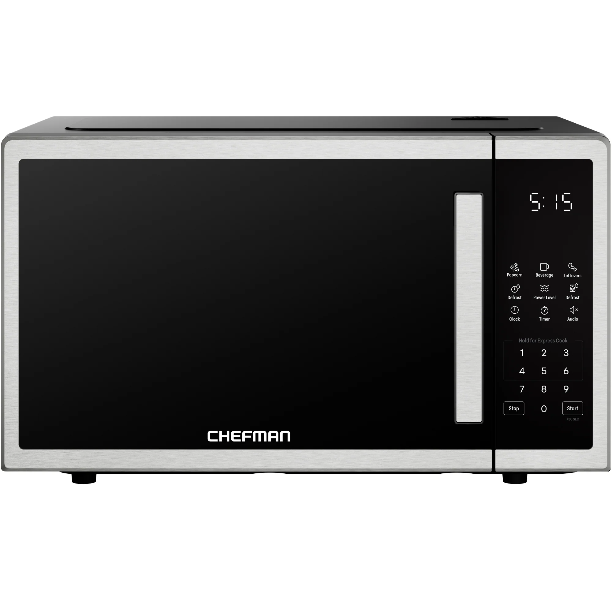 Countertop Digital Stainless Microwave Oven - 0.7 Cu Ft - Image 3