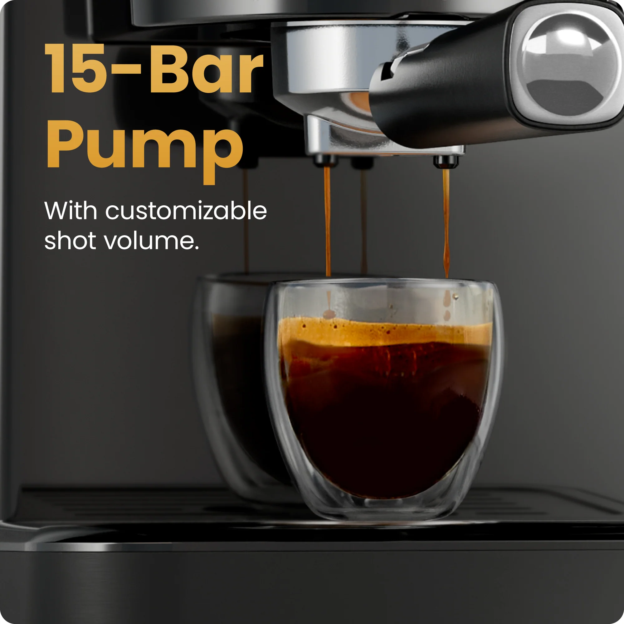 Craftbrew Espresso Machine - Black Stainless - Image 3