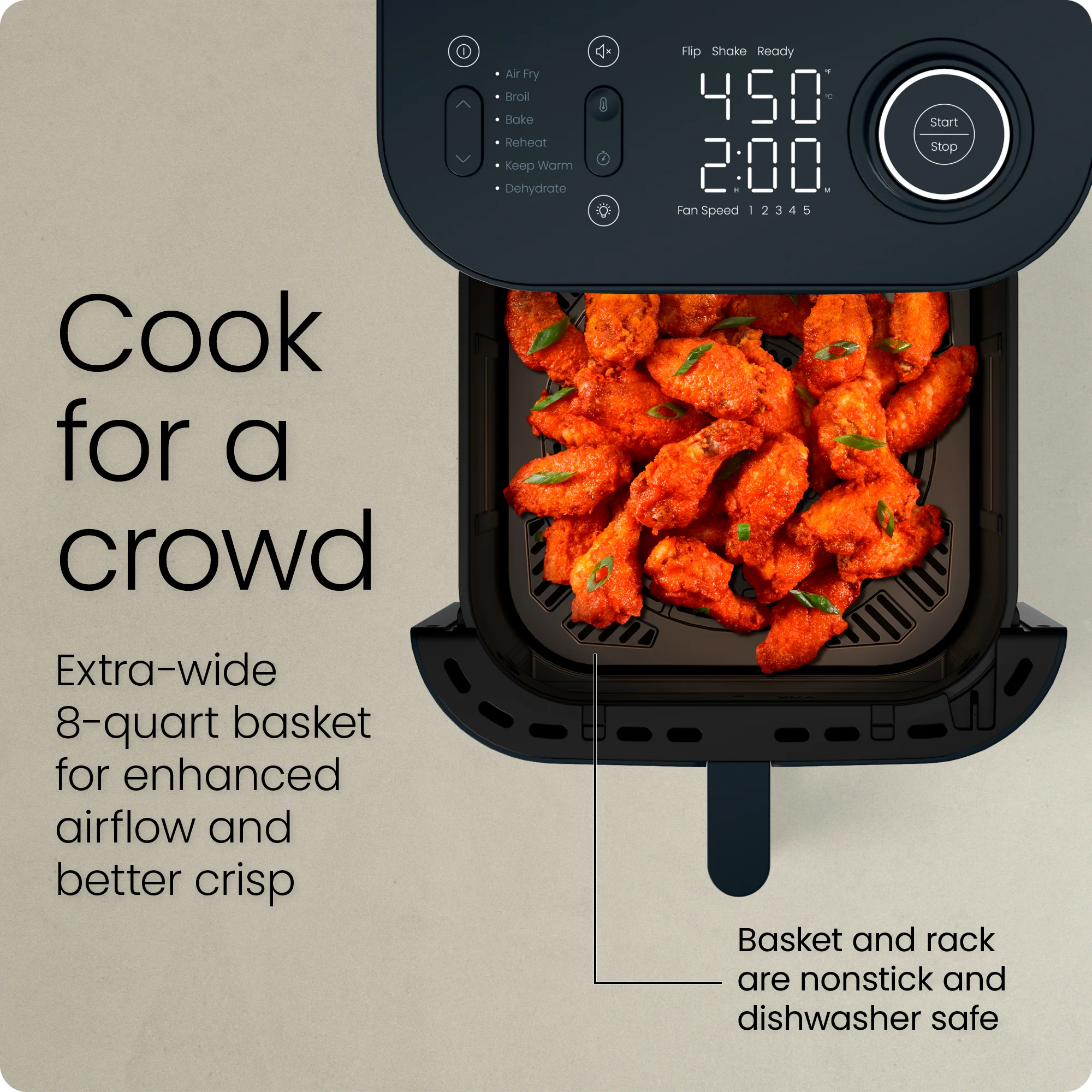 Crispinator 8 Qt. Air Fryer - Image 13