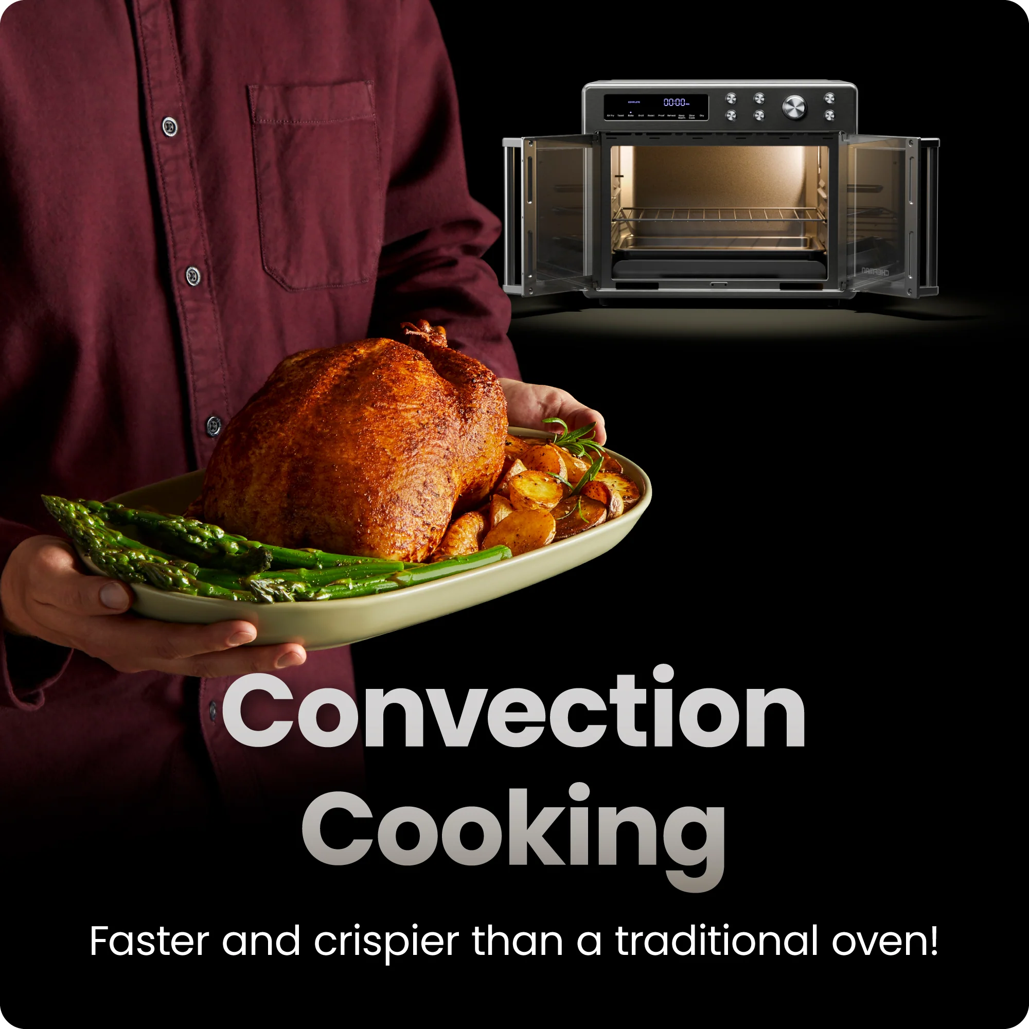 Digital French Door Air Fryer + Oven - Image 3