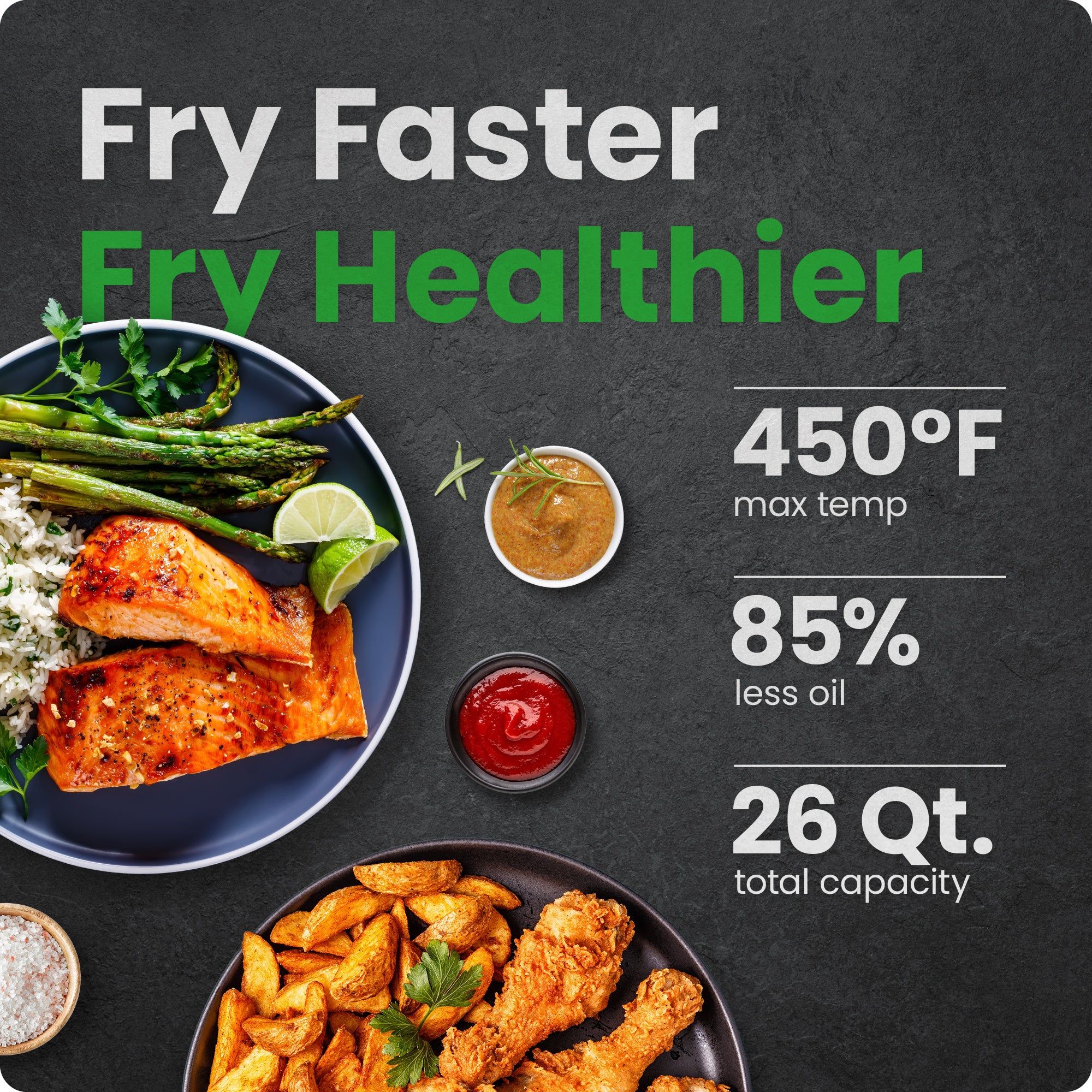 Digital French Door Air Fryer + Oven - Image 6
