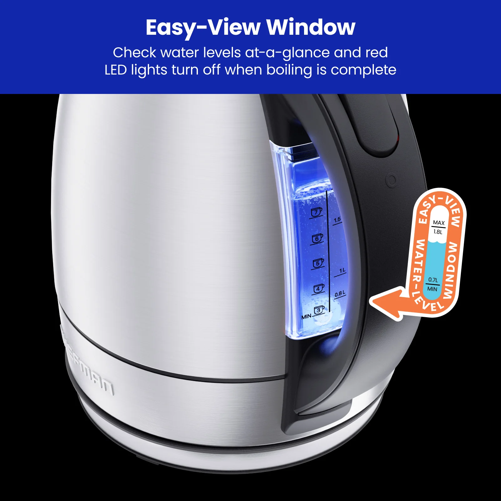 Easy-View Electric Kettle with Auto Shutoff - Image 4