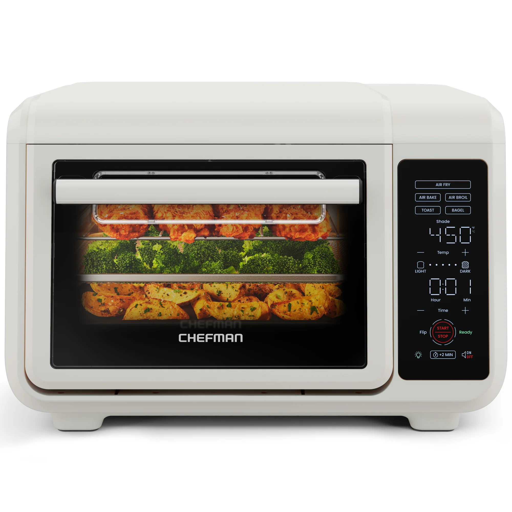 EasyAir 15 Qt. Toaster Oven Air Fryer - White