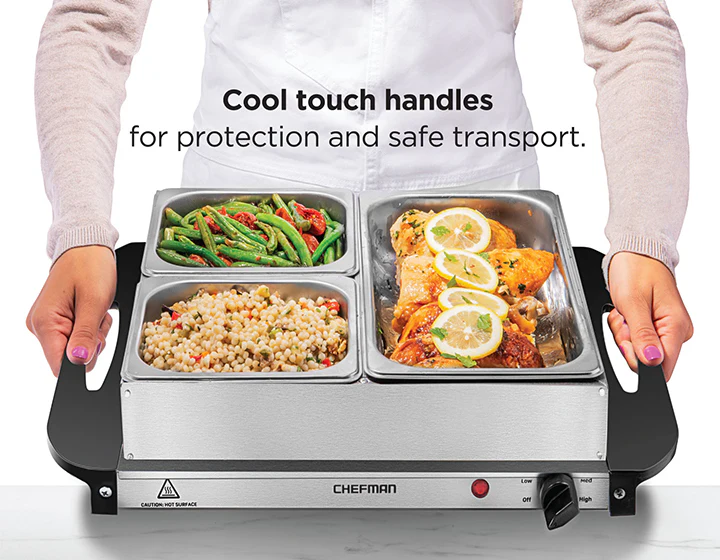 Electric Buffet Server + Warming Tray - Image 5