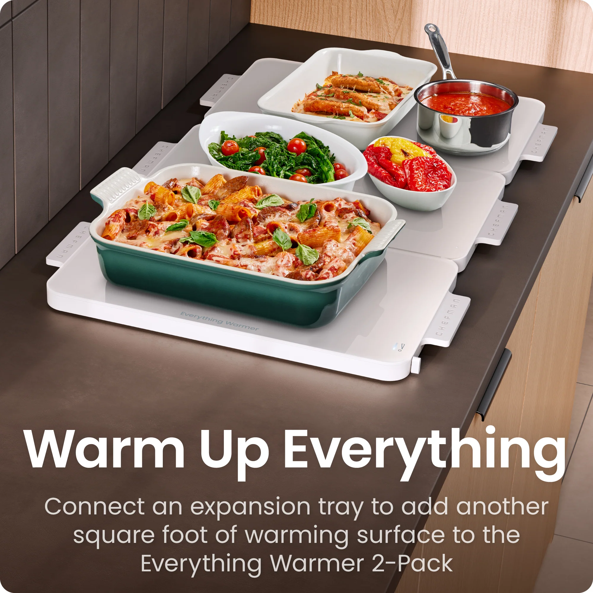 Everything Warmer Expanding Warming Tray, One Expansion Tray (Primary Tray Sold Separately) - Image 3