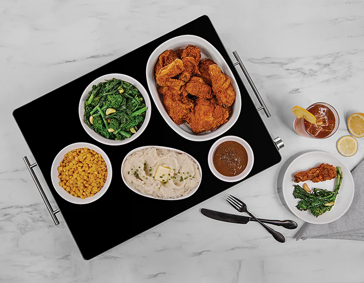 Family-Size Glass-Top Warming Tray - Image 10