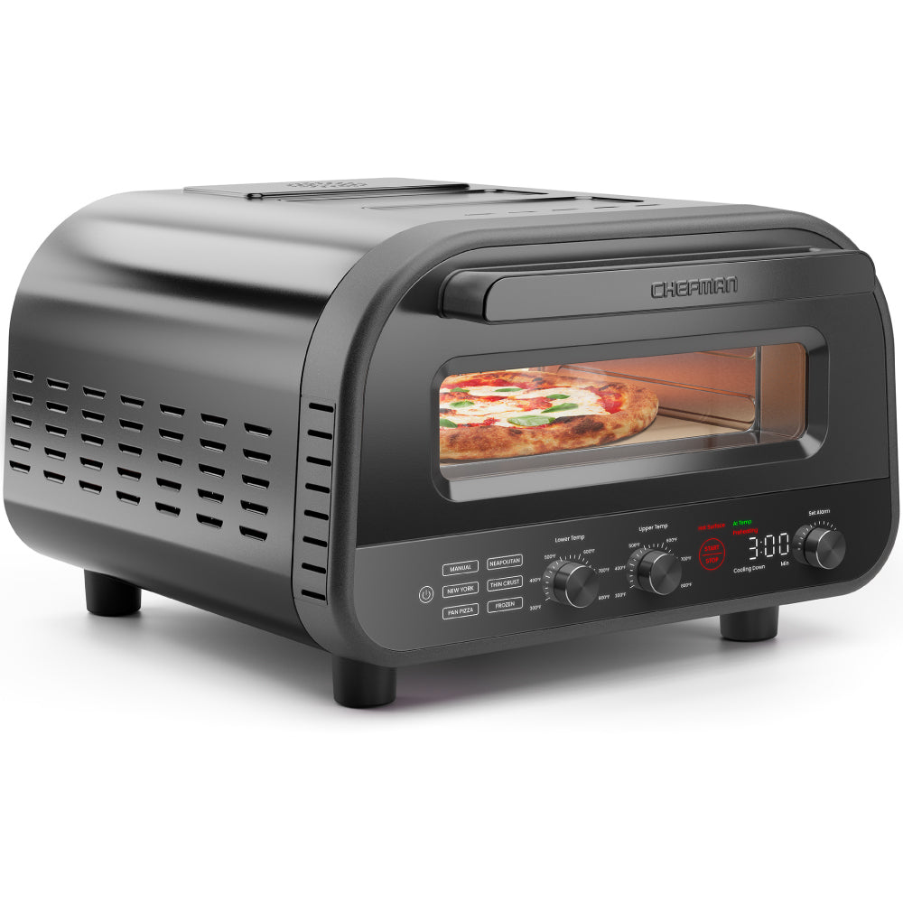 High-Heat Indoor Electric Pizza Oven 800°F (Black) - Image 2