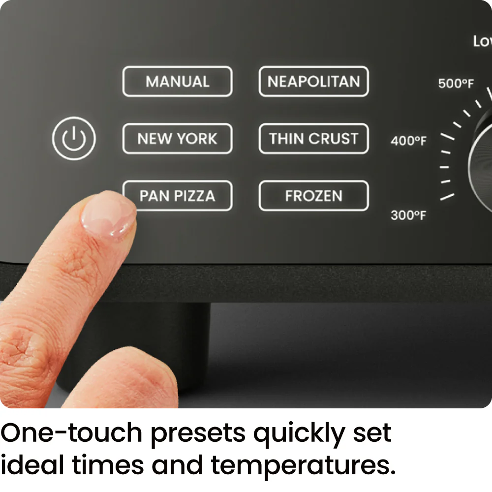 High-Heat Indoor Electric Pizza Oven 800°F (Black) - Image 4
