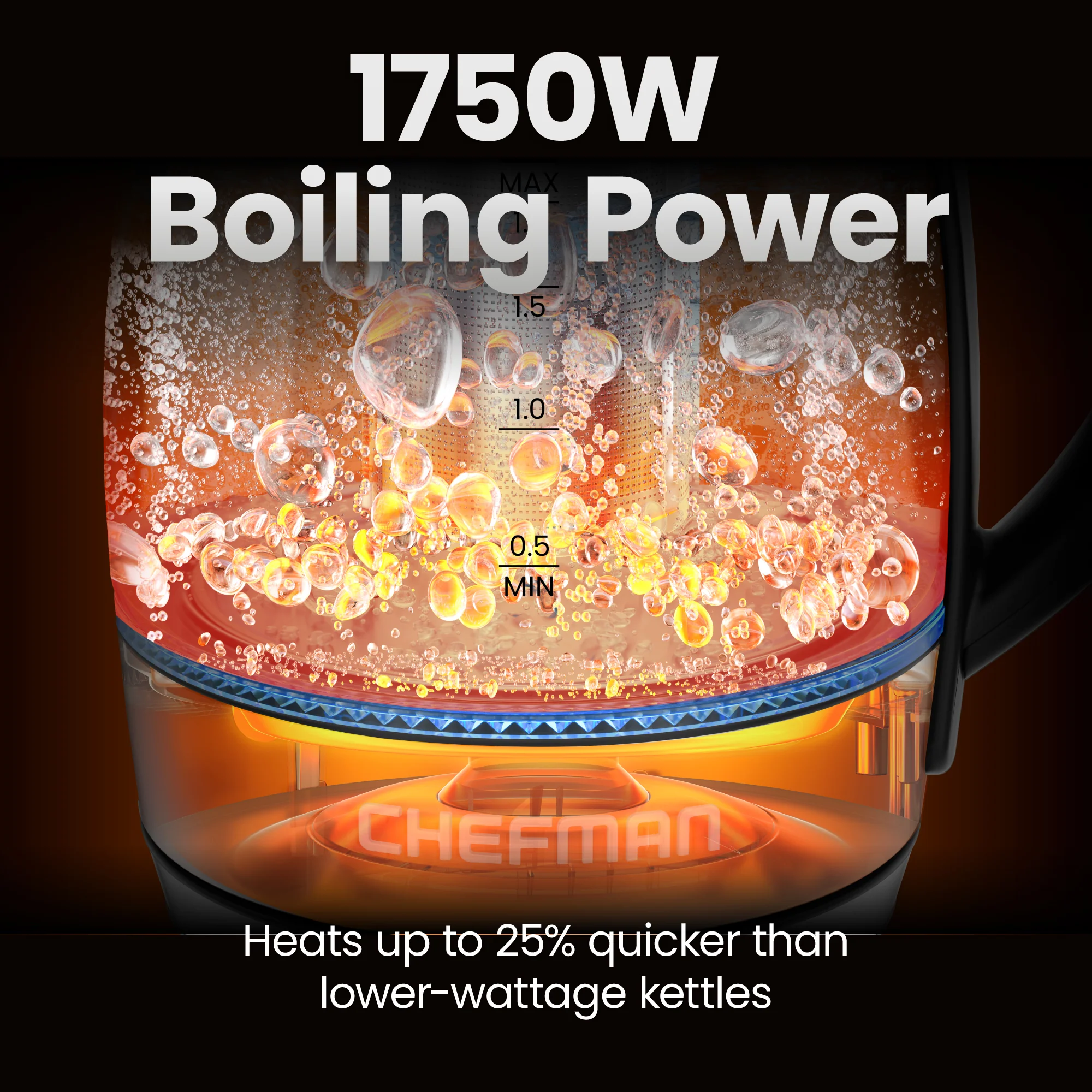 Lightning 1.8L Custom-Temp Electric Kettle - Image 3