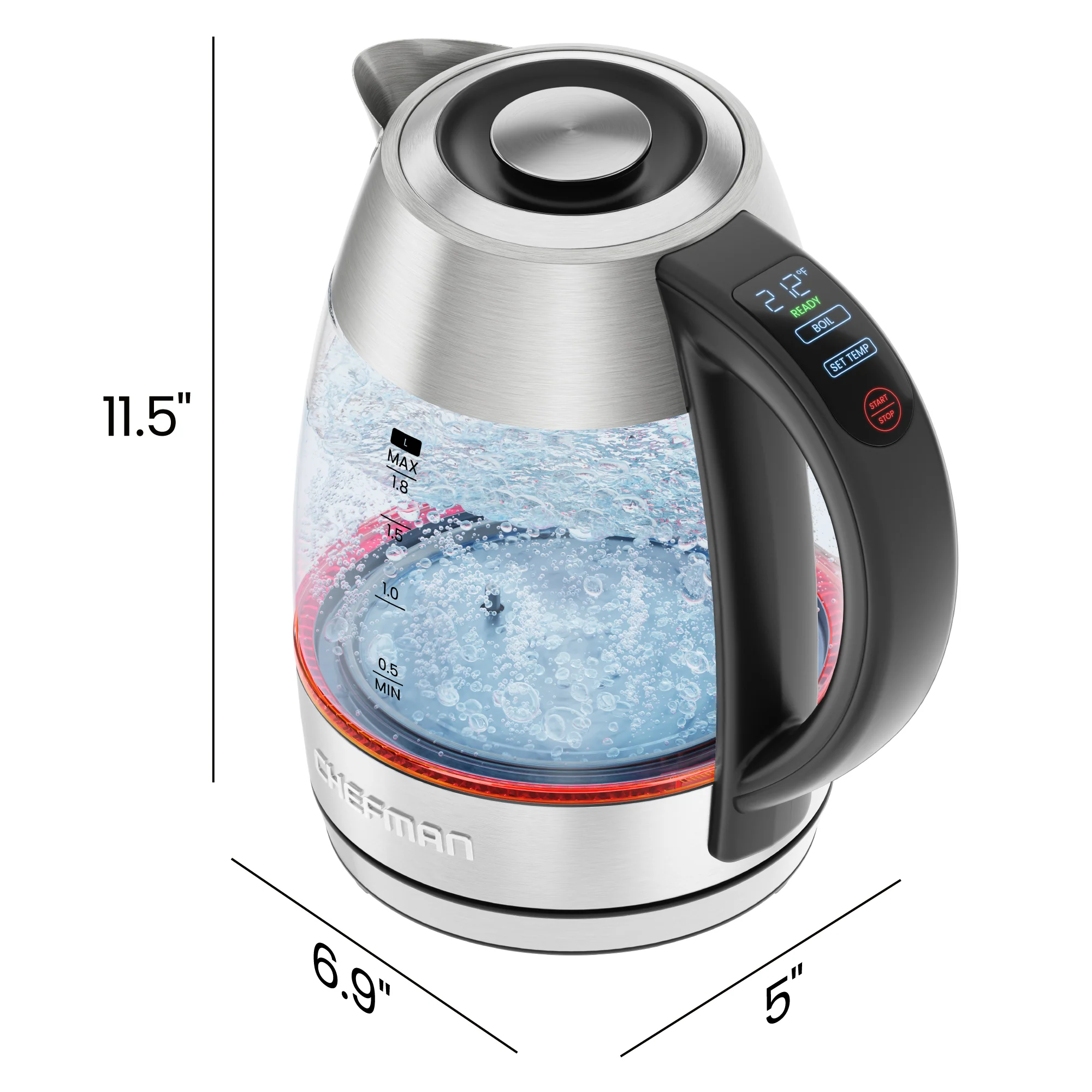 Lightning 1.8L Custom-Temp Electric Kettle - Image 8
