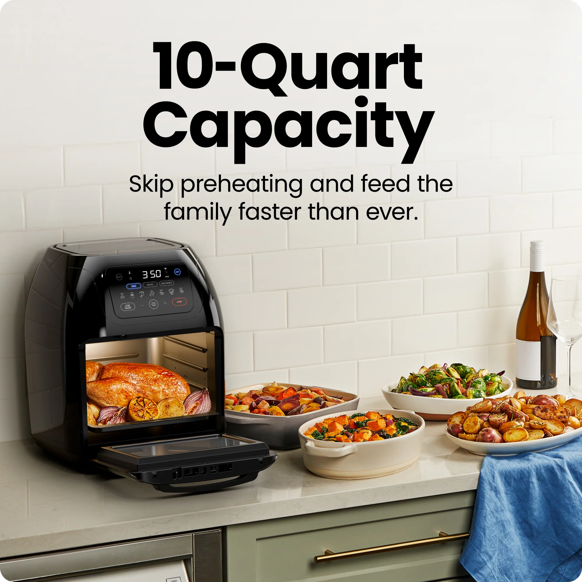 Multifunctional Digital Air Fryer - 10 Quart - Image 4