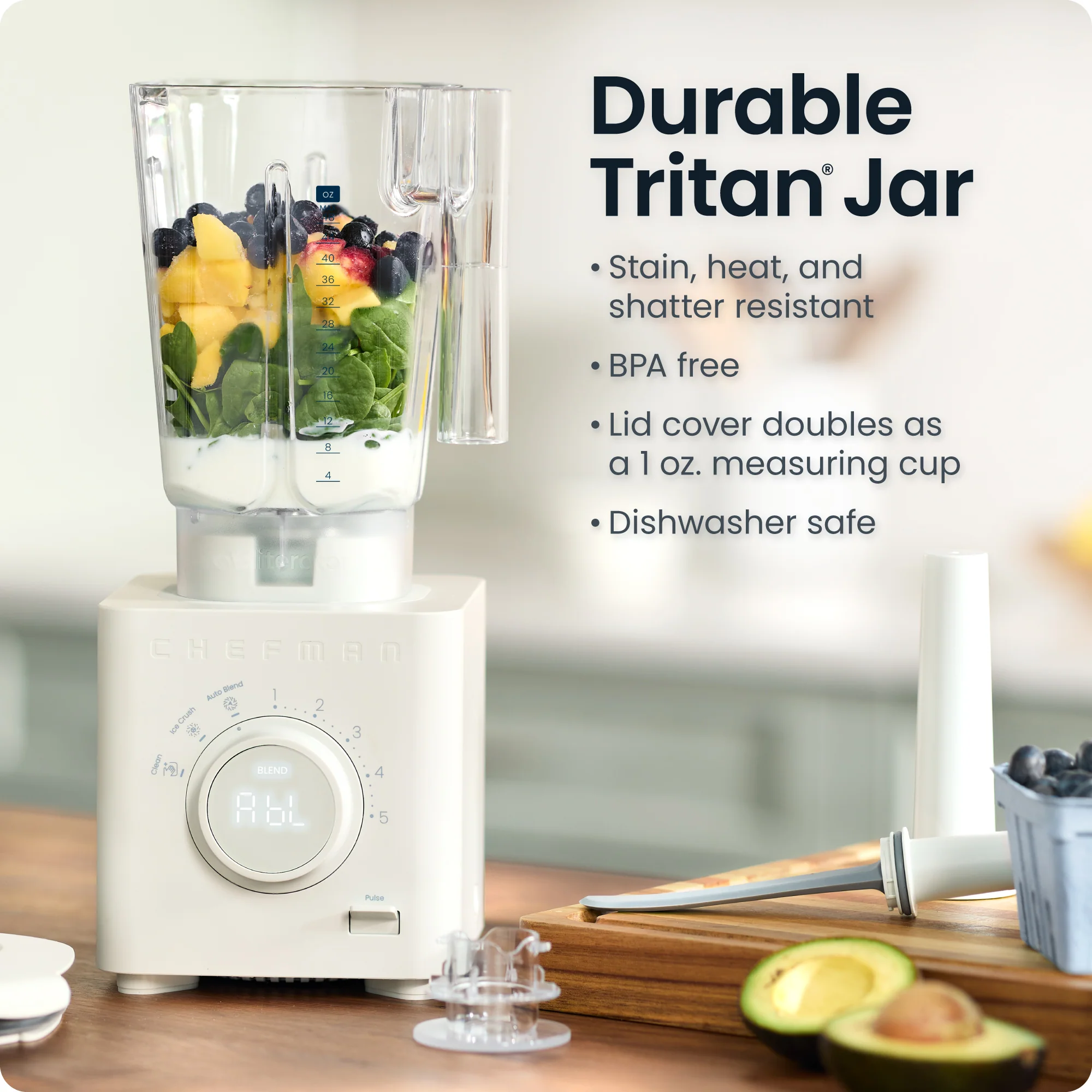 Obliterator 48oz Power Blender + Travel Jar - Concrete - Image 3