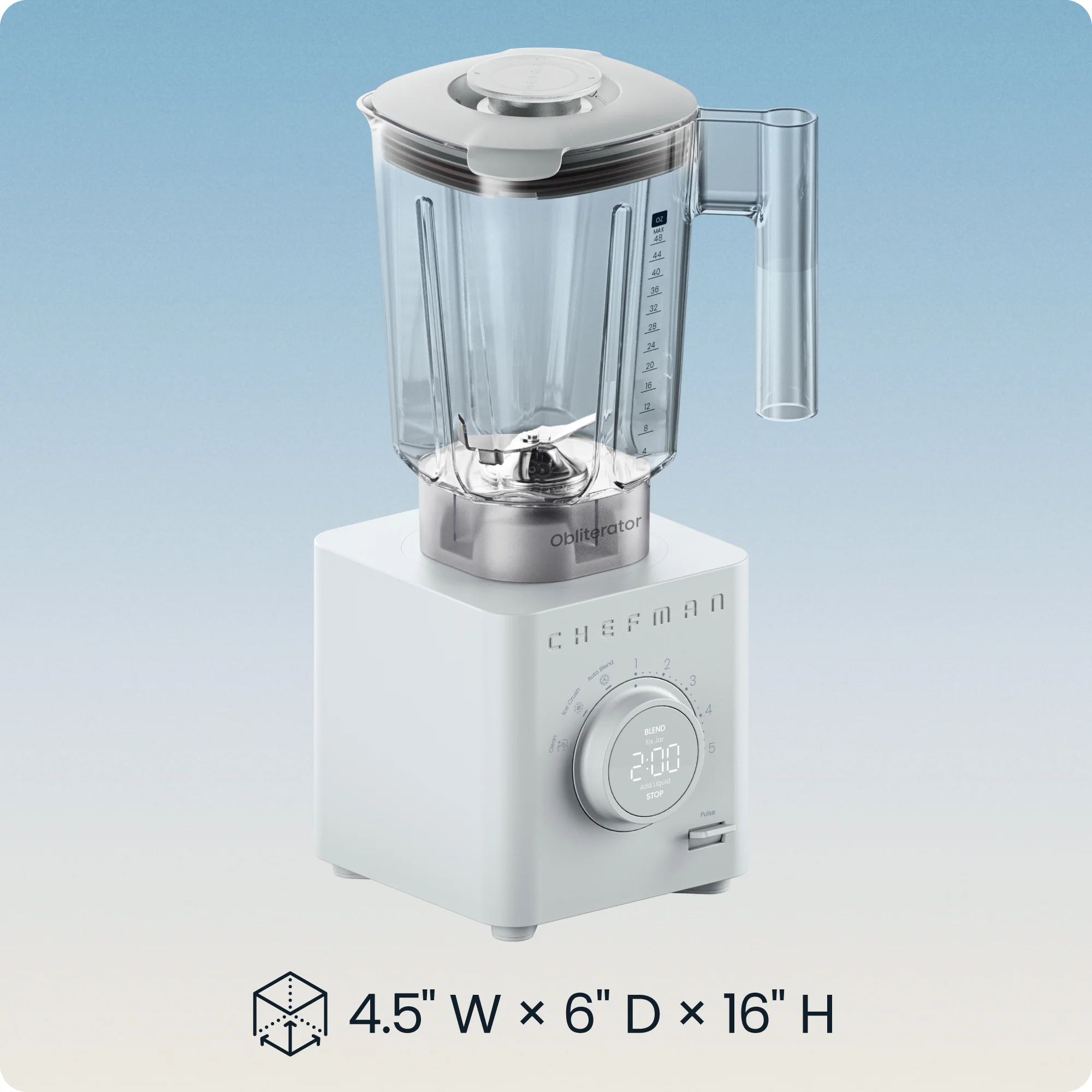 Obliterator 48 oz Power Blender - Concrete - Image 10