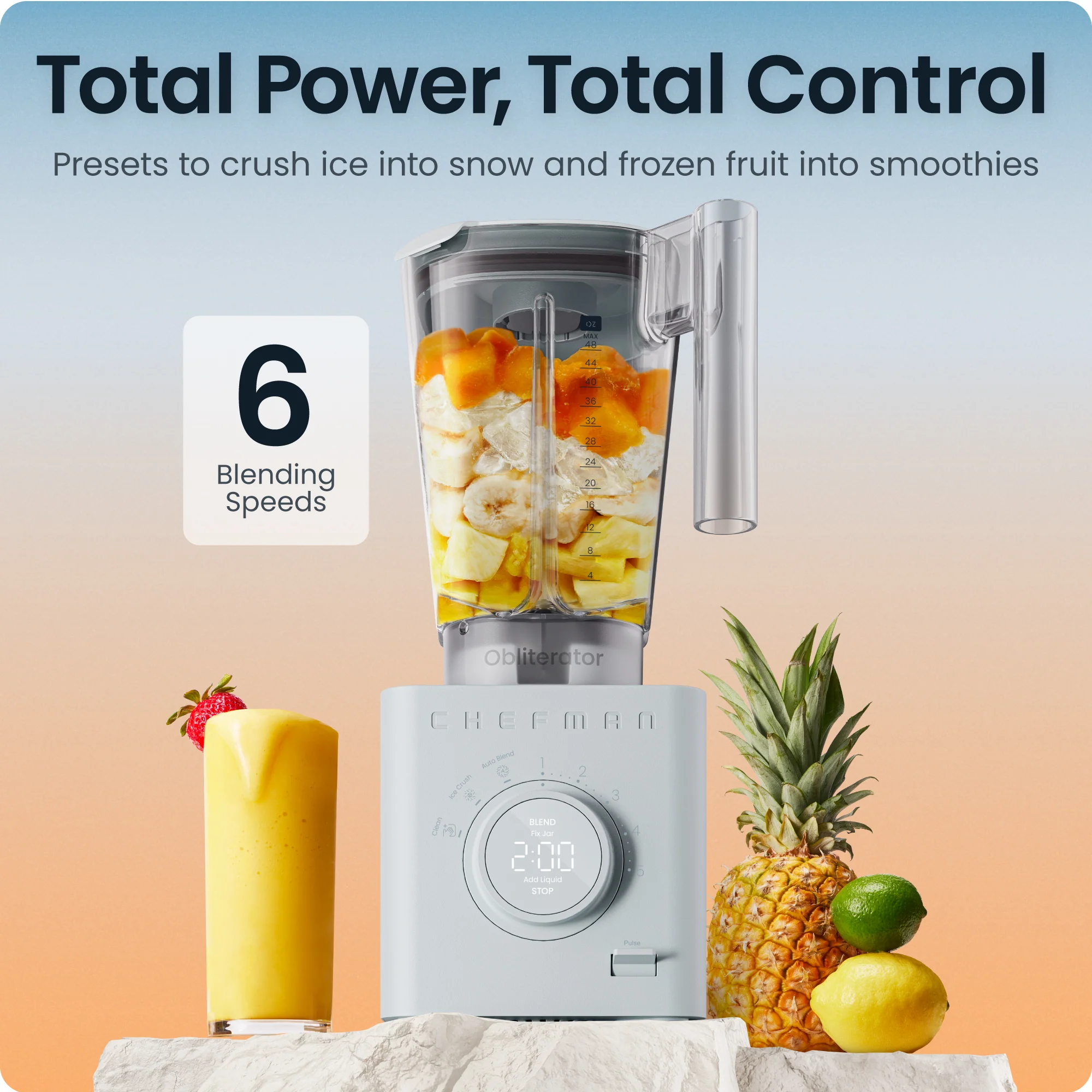 Obliterator 48 oz Power Blender - Concrete - Image 8