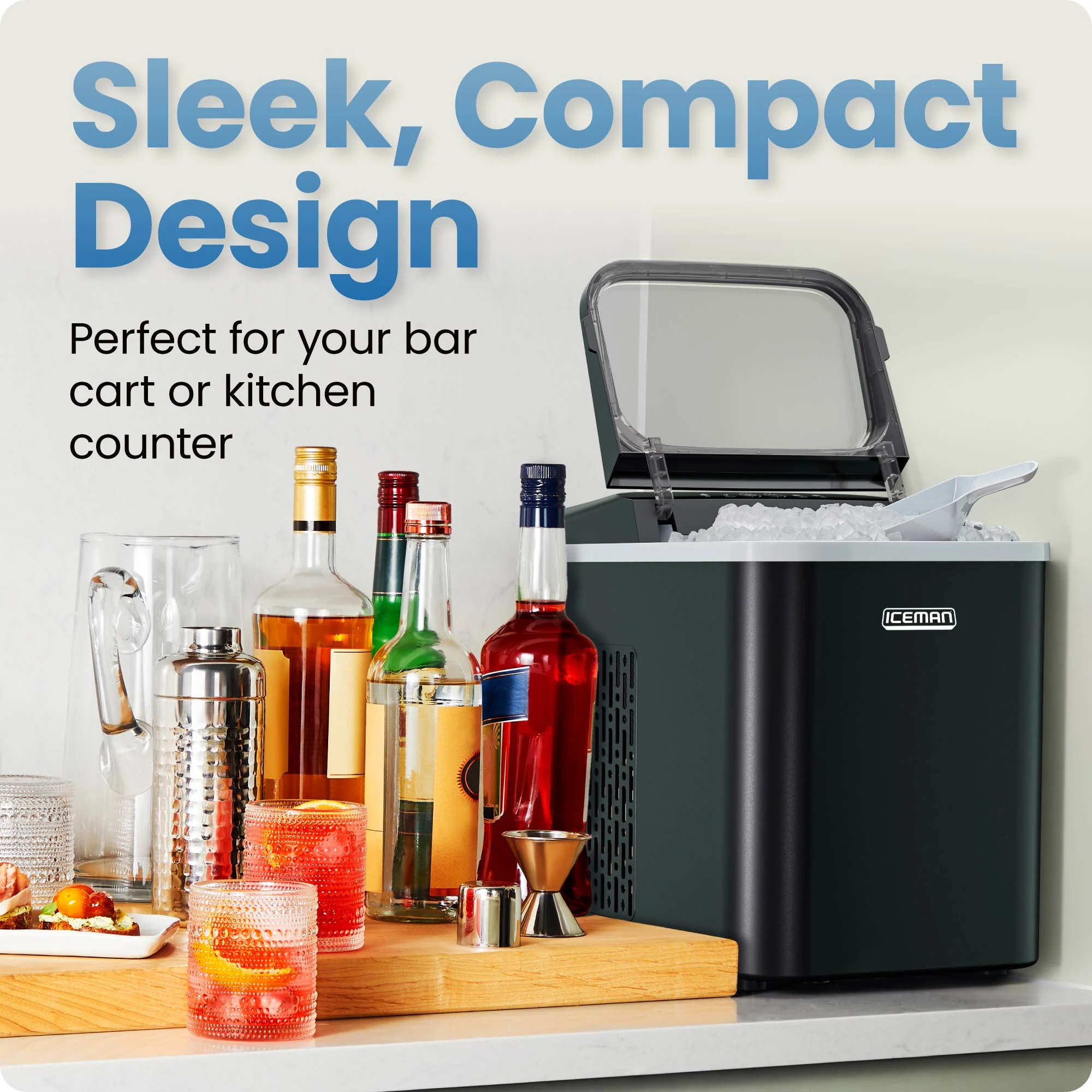 Pebble Compact Countertop Ice Maker by Iceman® - Image 5
