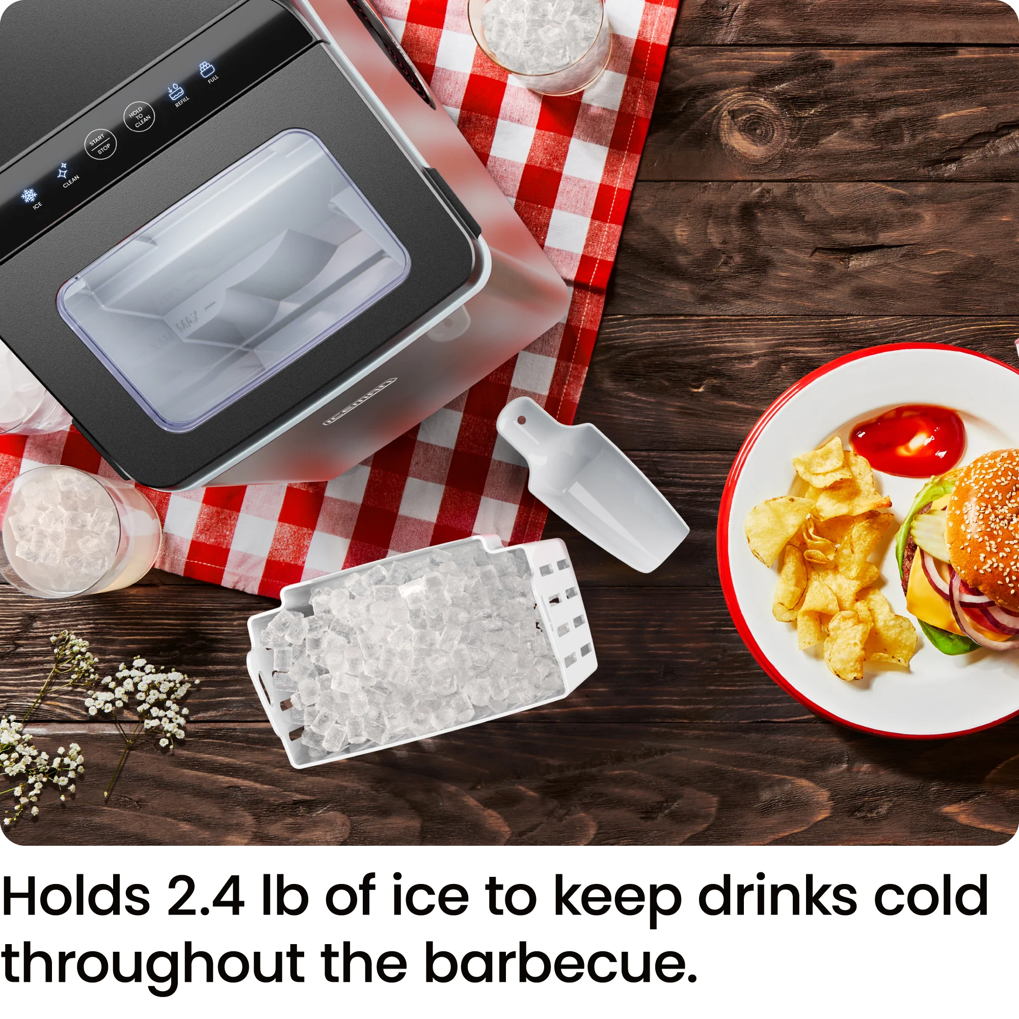 Pebble Countertop Ice Maker by Iceman® - Image 5