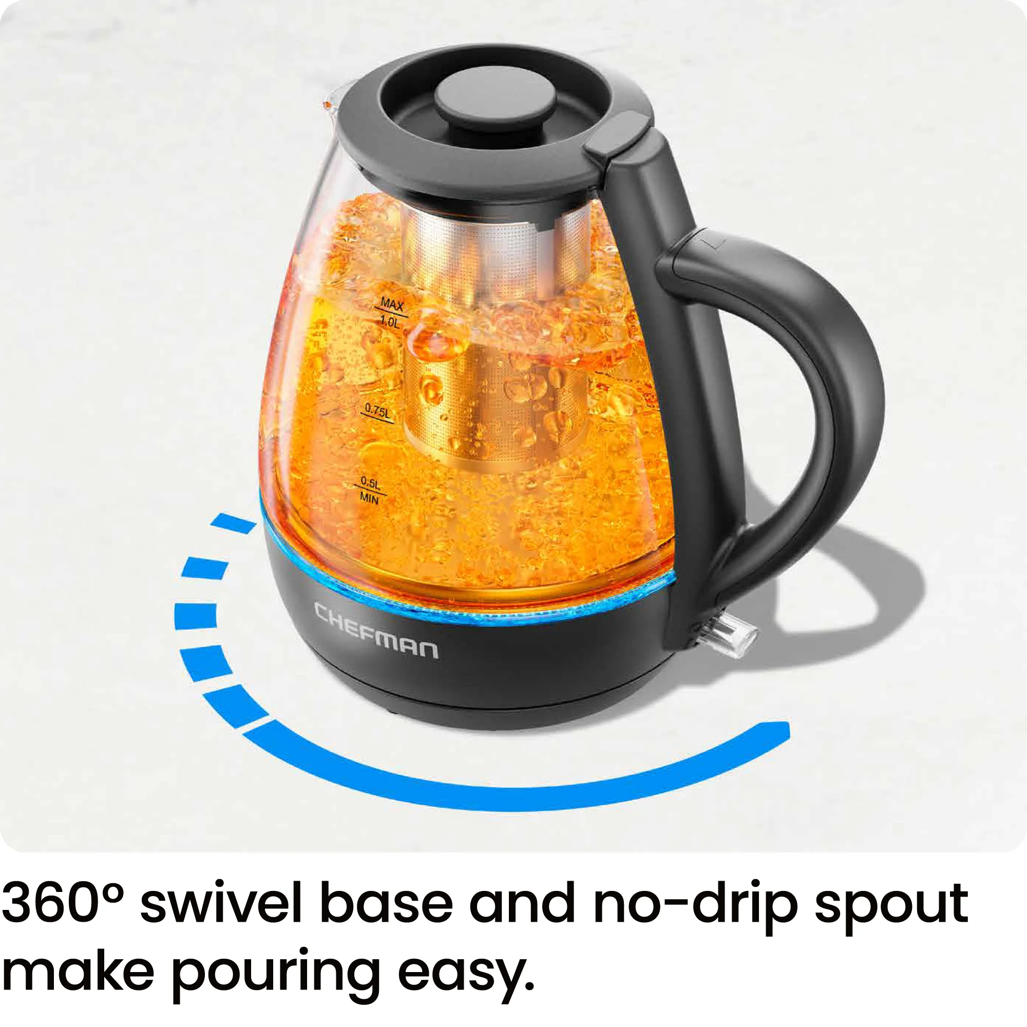 Fast-Boil 1L Tea Infuser Kettle - Image 6