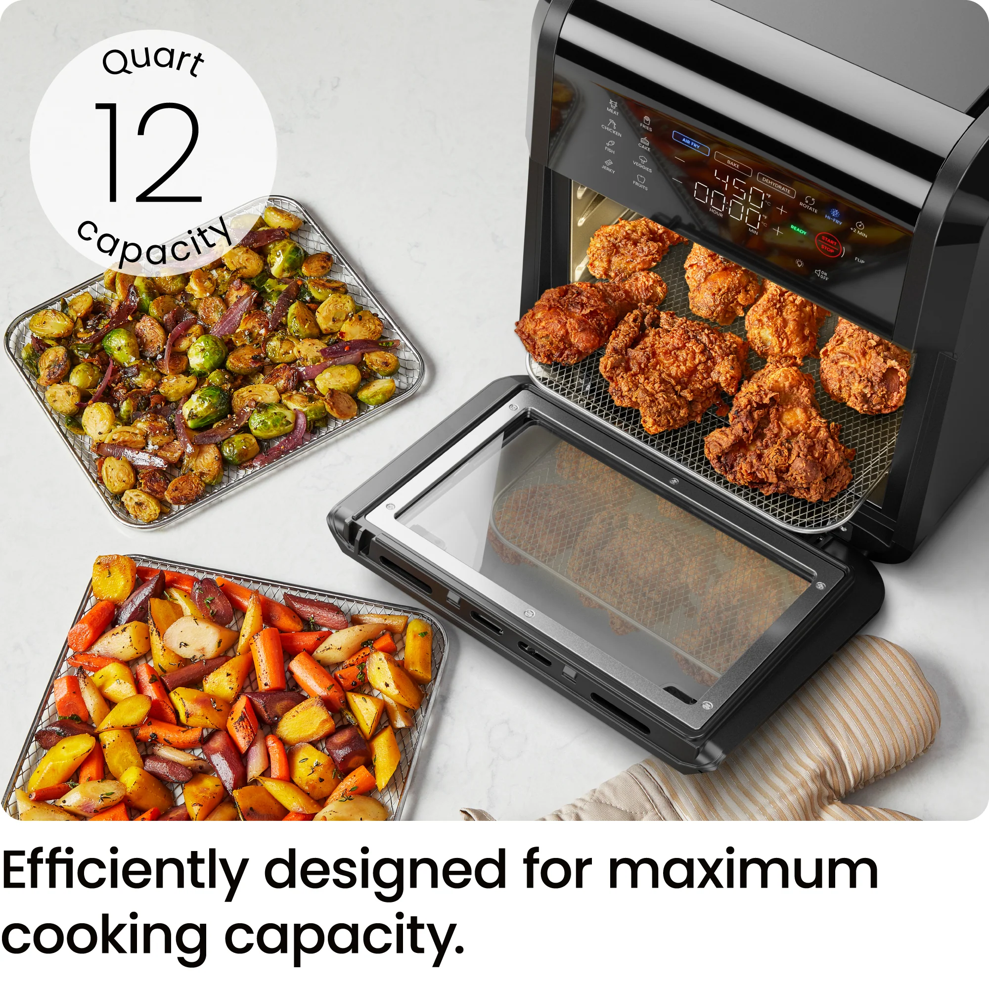 6-in-1 Multifunctional Air Fryer Oven - 12 Quart - Image 6