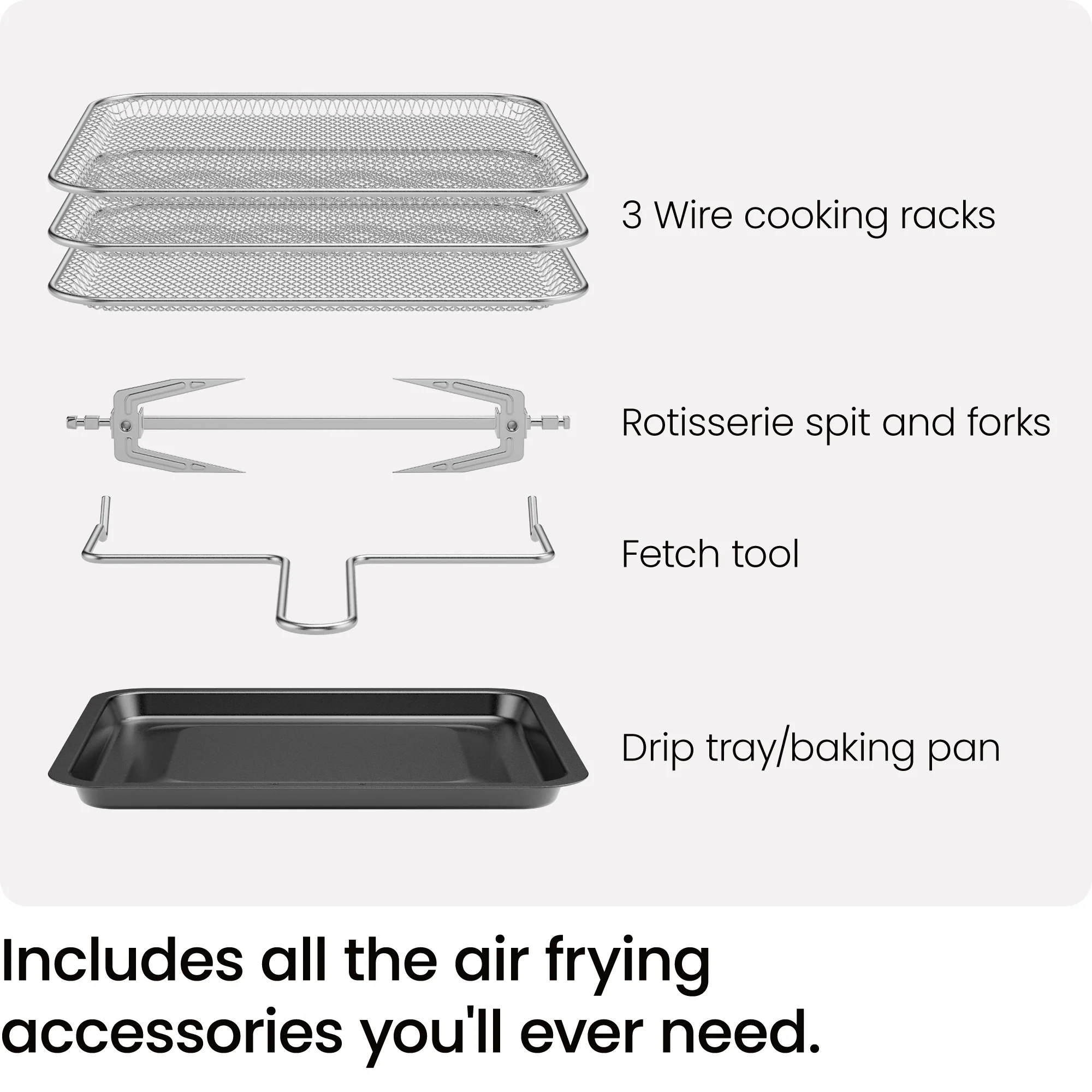 6-in-1 Multifunctional Air Fryer Oven - 12 Quart - Image 8