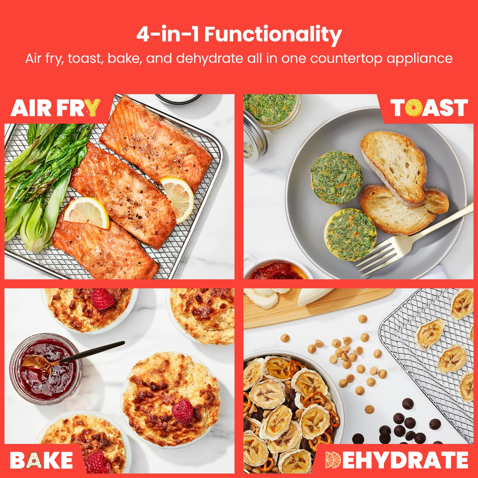 Toast-Air® Touch Air Fryer + Oven (Black) - Image 3