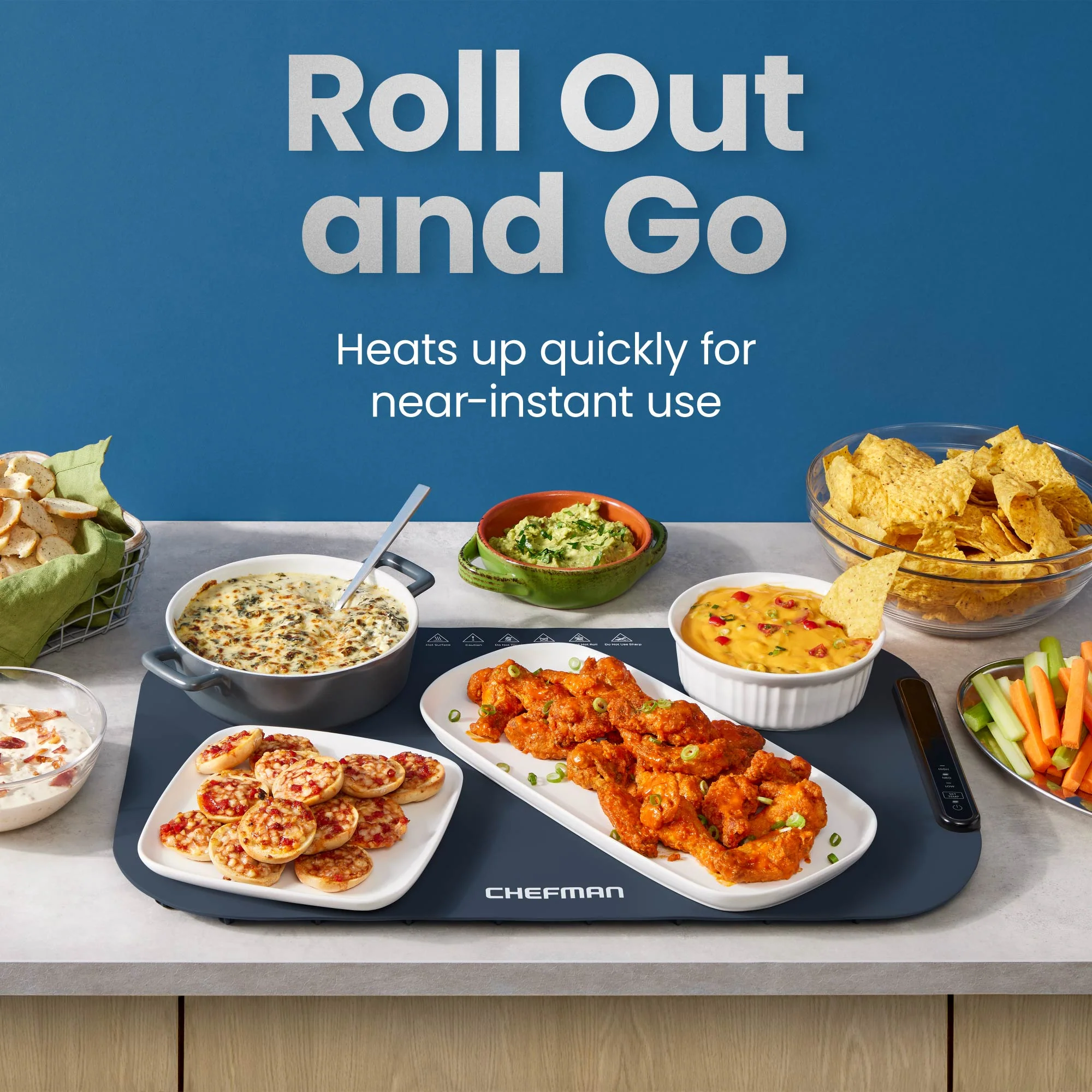 Roll n' Go Rollable Food Warming Mat - Image 2