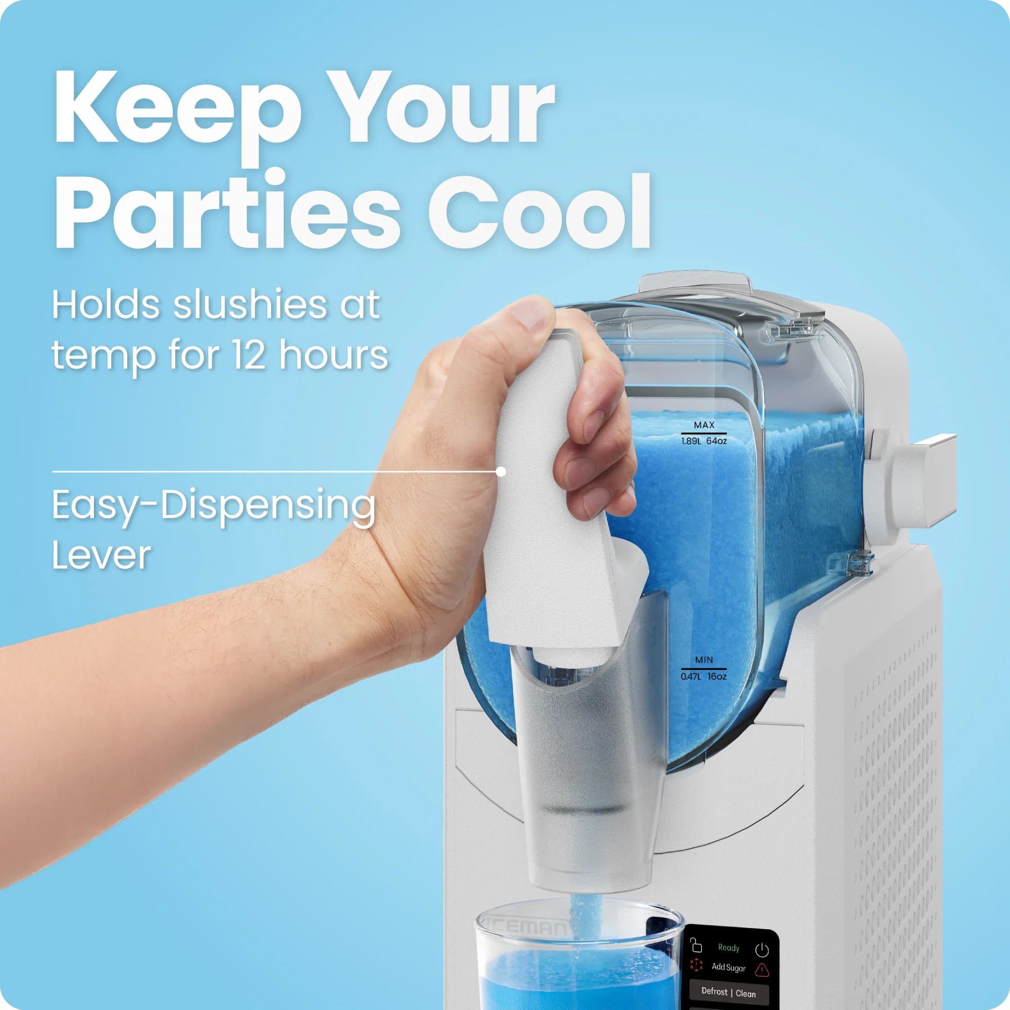 Slush-Ease MAX Slushy Machine - White - Image 6