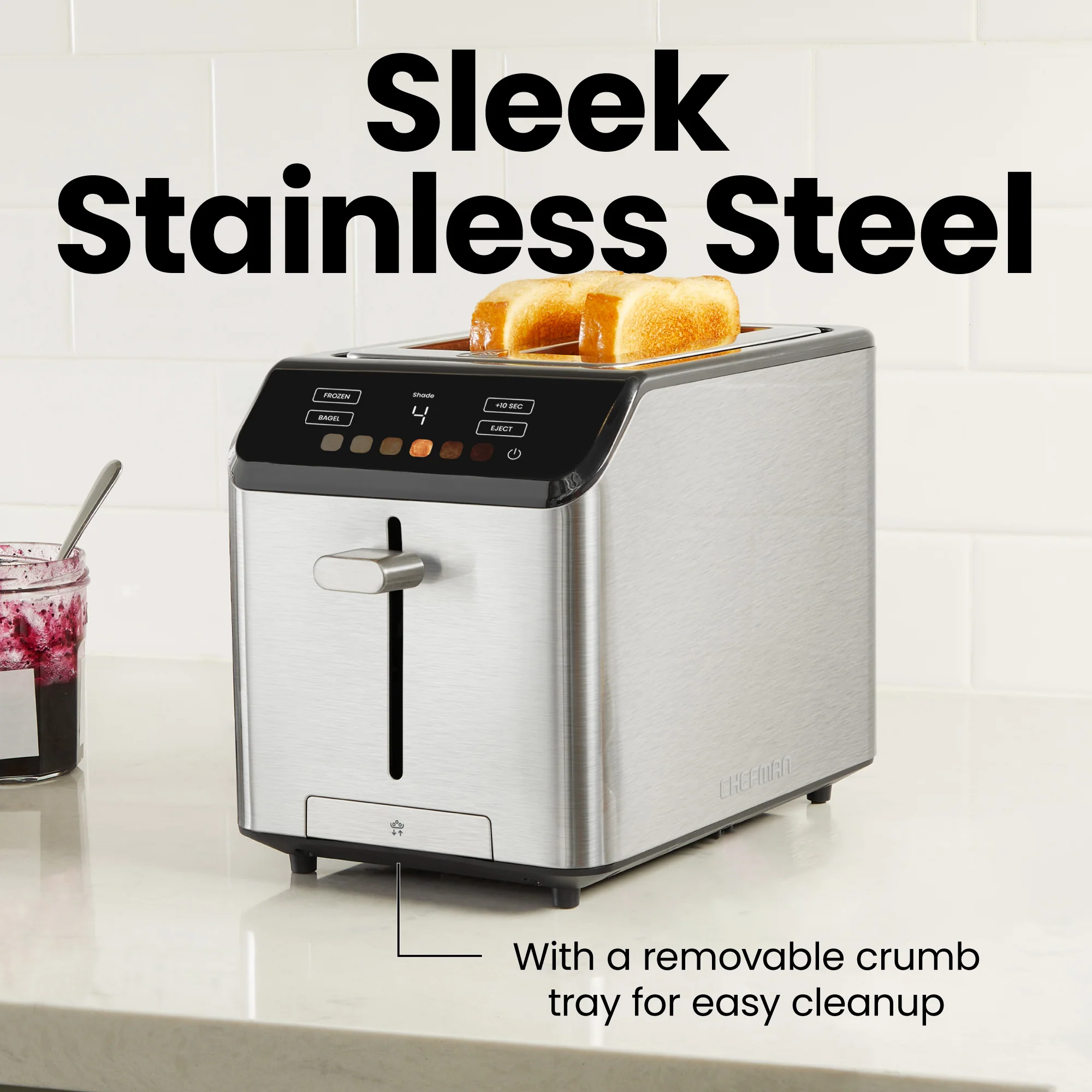Smart Touch™ 2 Slice Digital Toaster - Image 6
